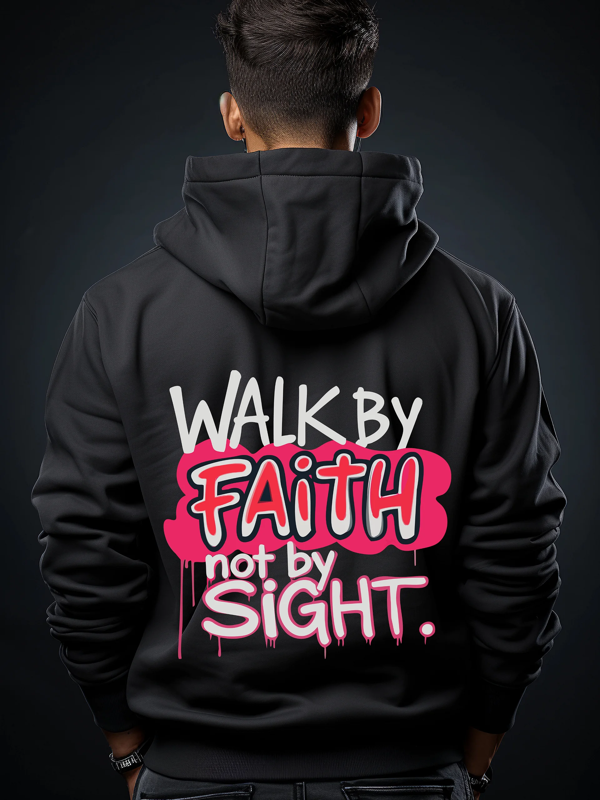Walk by Faith Not by Sight Scripture Hoodie product image (1)