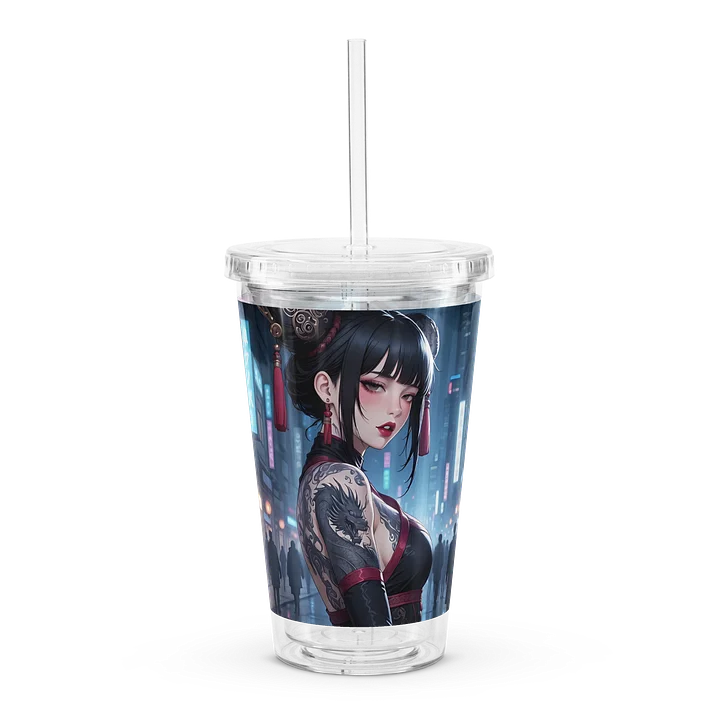 Lepus Ferox — Ancillina Sicaria — Double Wall Clear Plastic Tumbler (16 oz) product image (1)