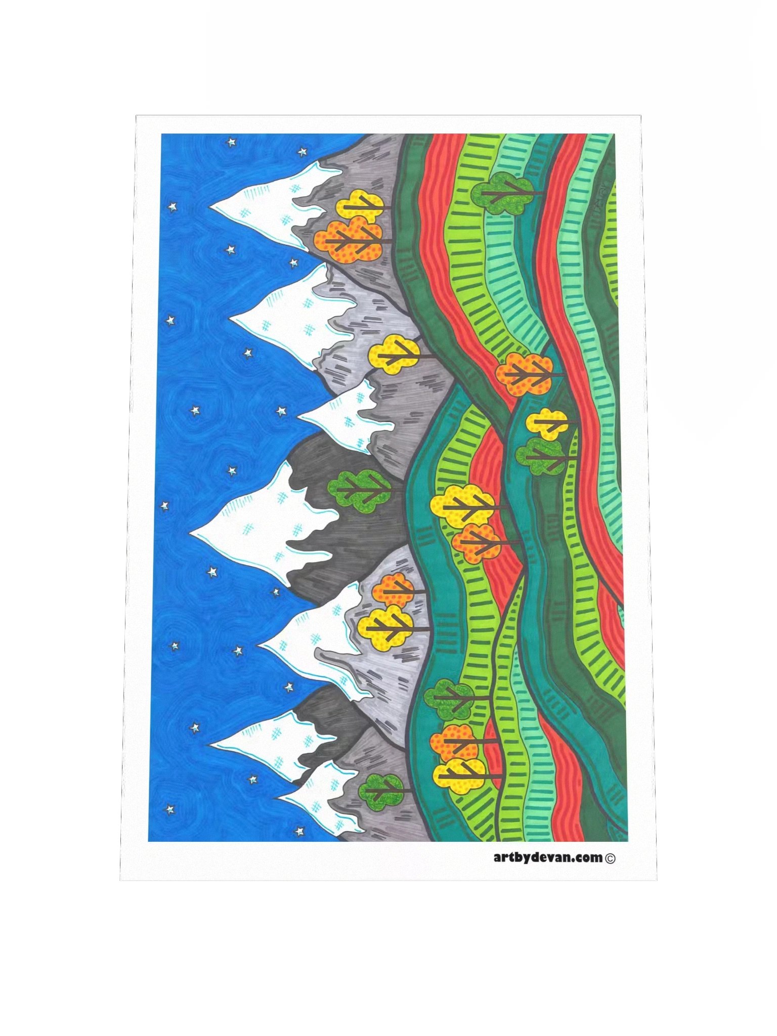 Art Print: Fall in the Mountains product image (1)
