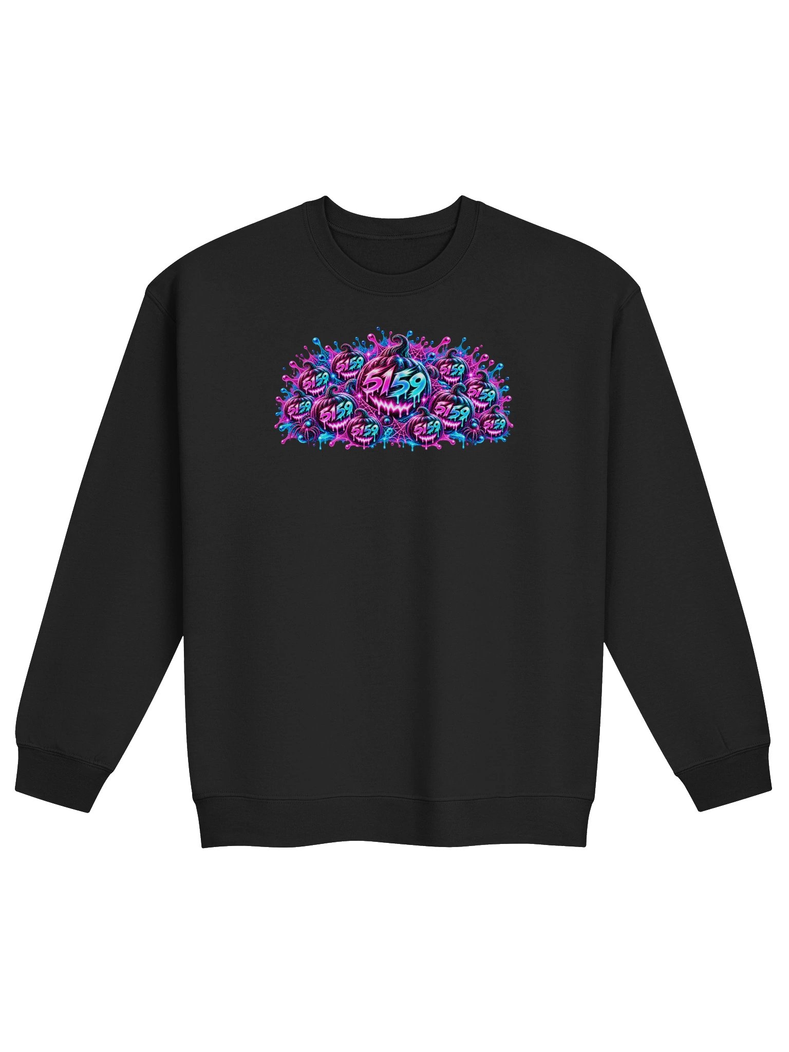 5159 Neon Pumpkin Takeover (Unisex) Sweatshirt product image (3)
