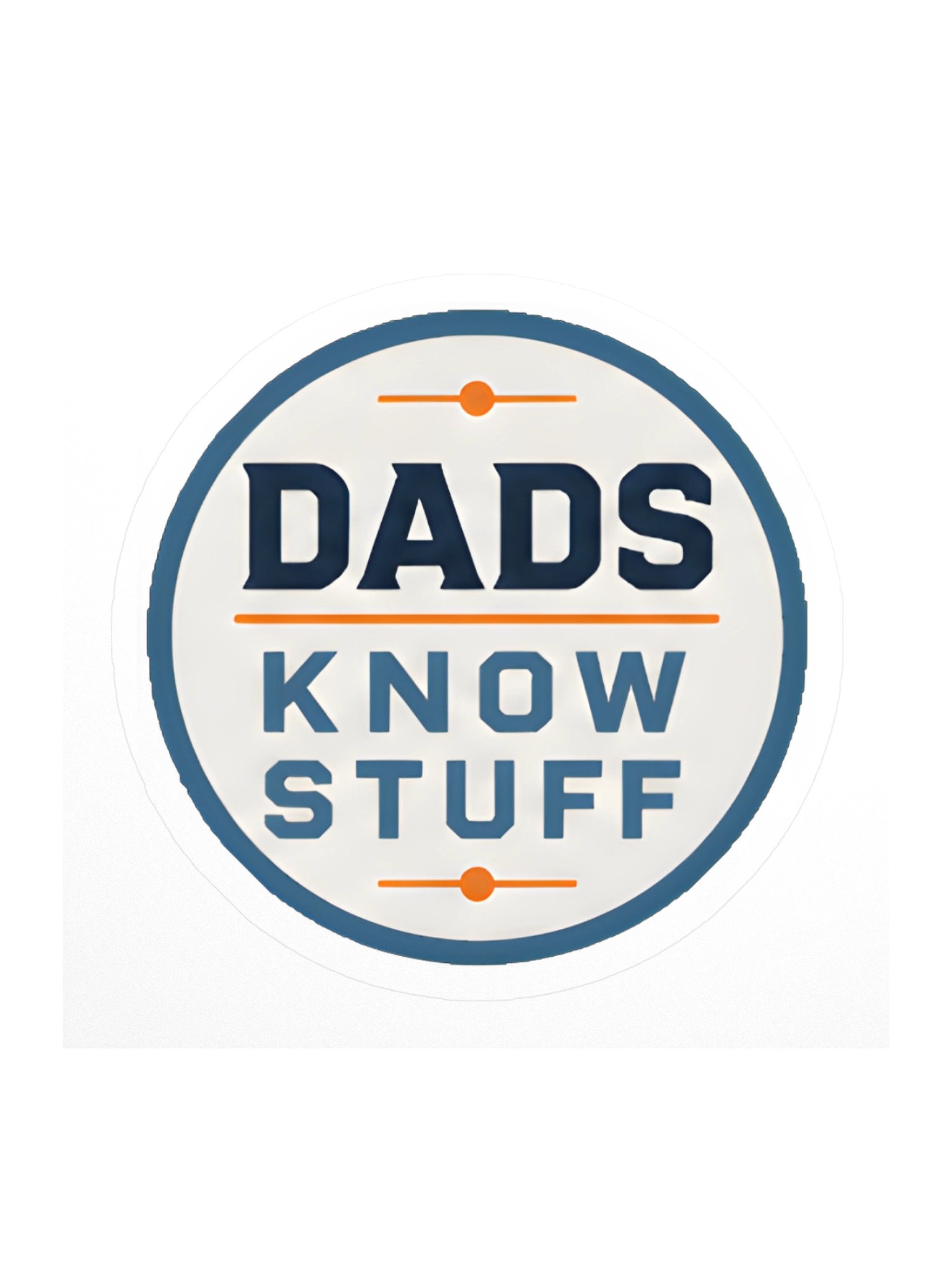 Dads Know Stuff Small Logo Sticker product image (3)