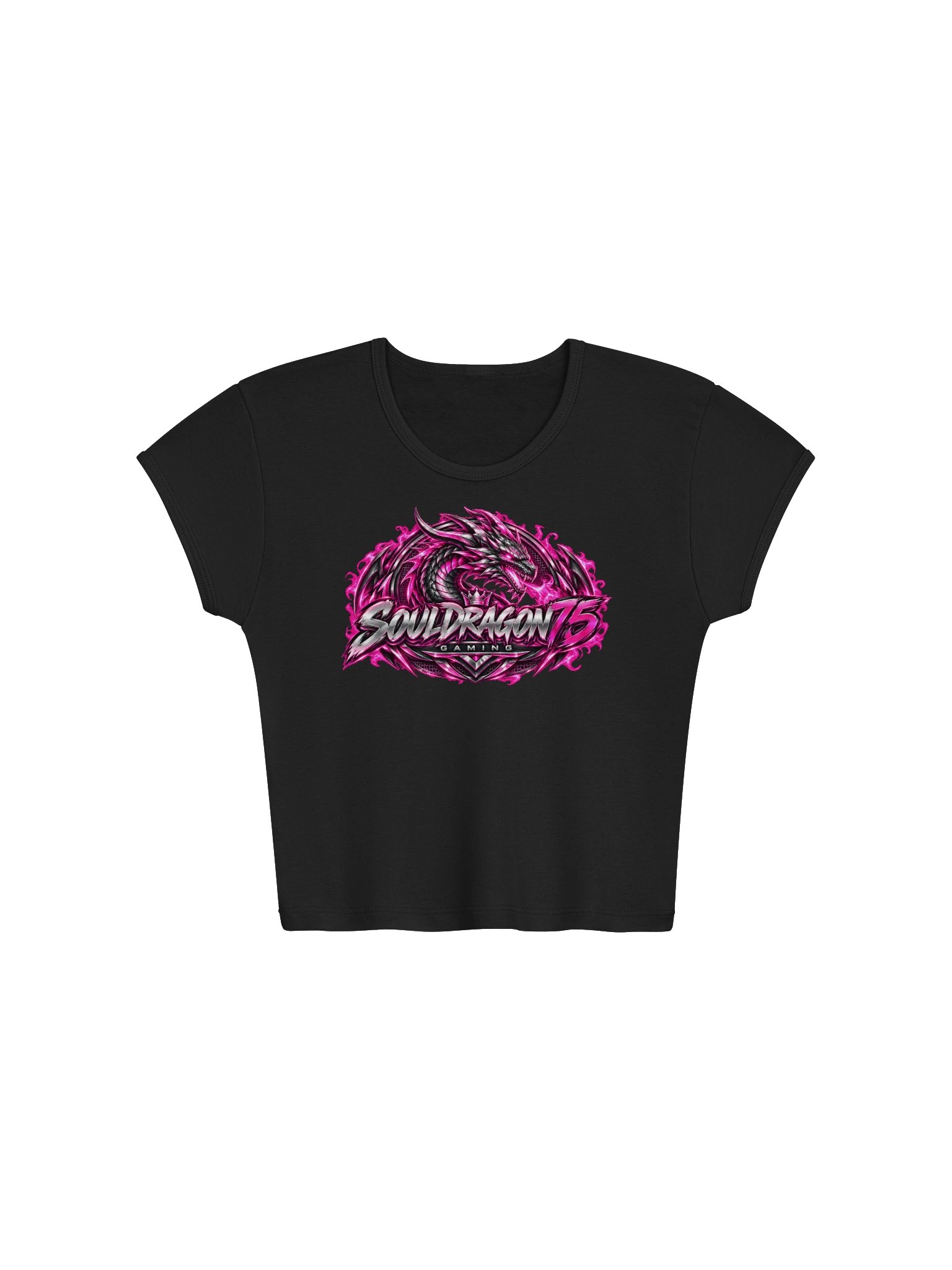 💗 SoulDragon75 — Pink Fury Crop Tee product image (1)