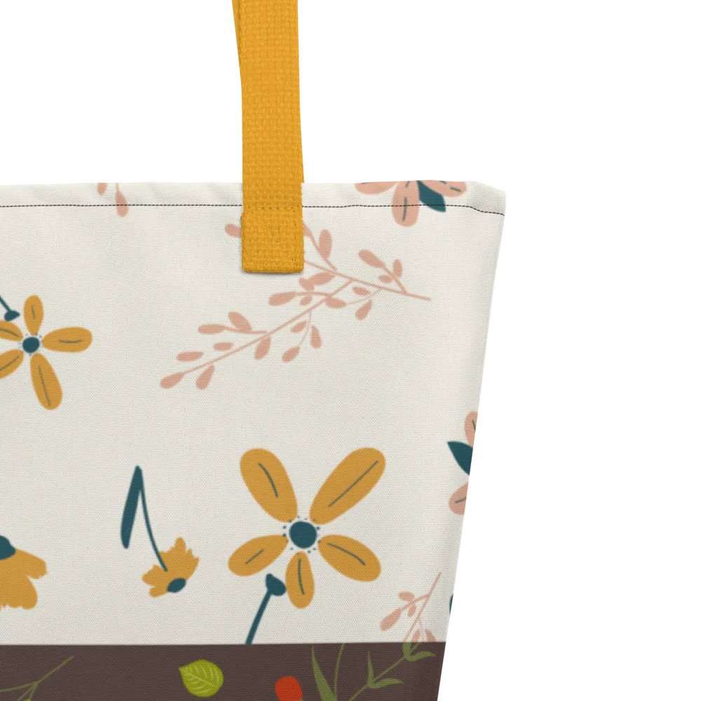 Autumn Leaf And Flower Tote Bag product image (3)