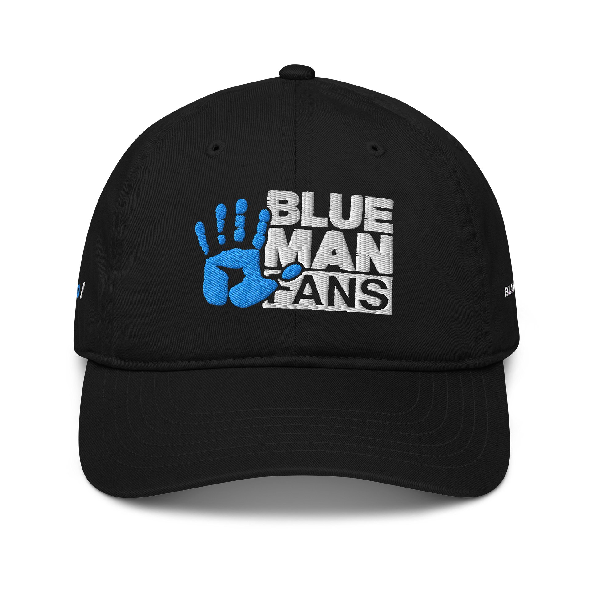 Blue Man Fans Hand Embroidered 3D Puff with Extended Logos product image (1)