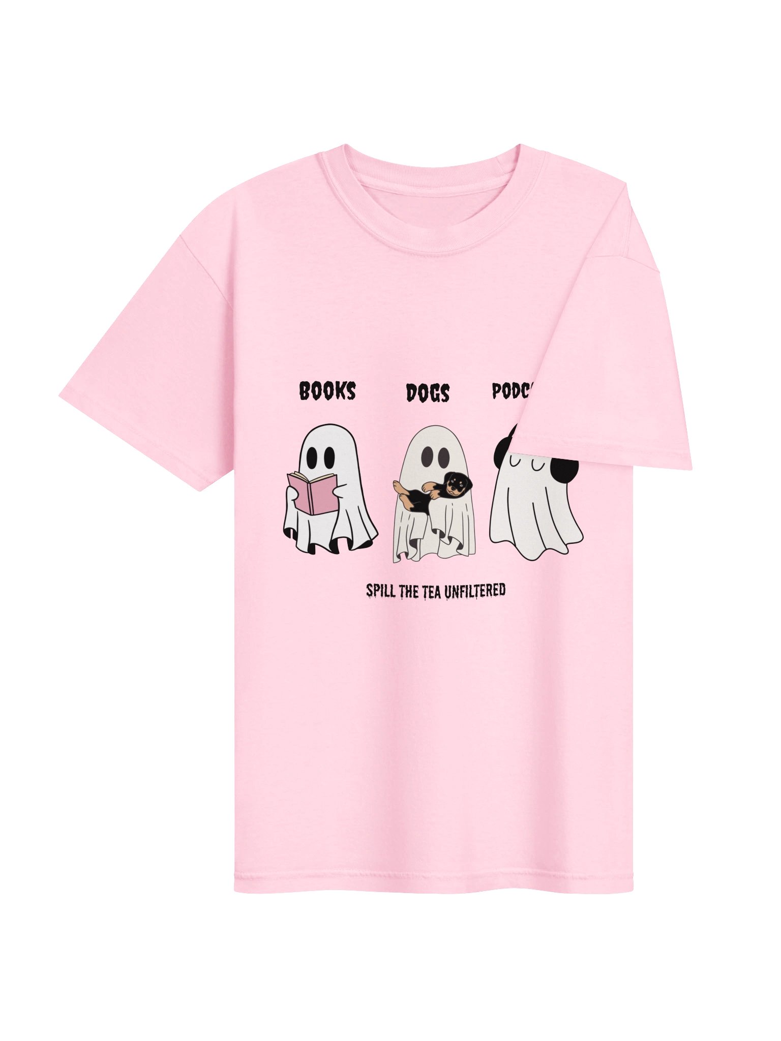 Books Dogs Podcasts Cozy Tee product image (94)