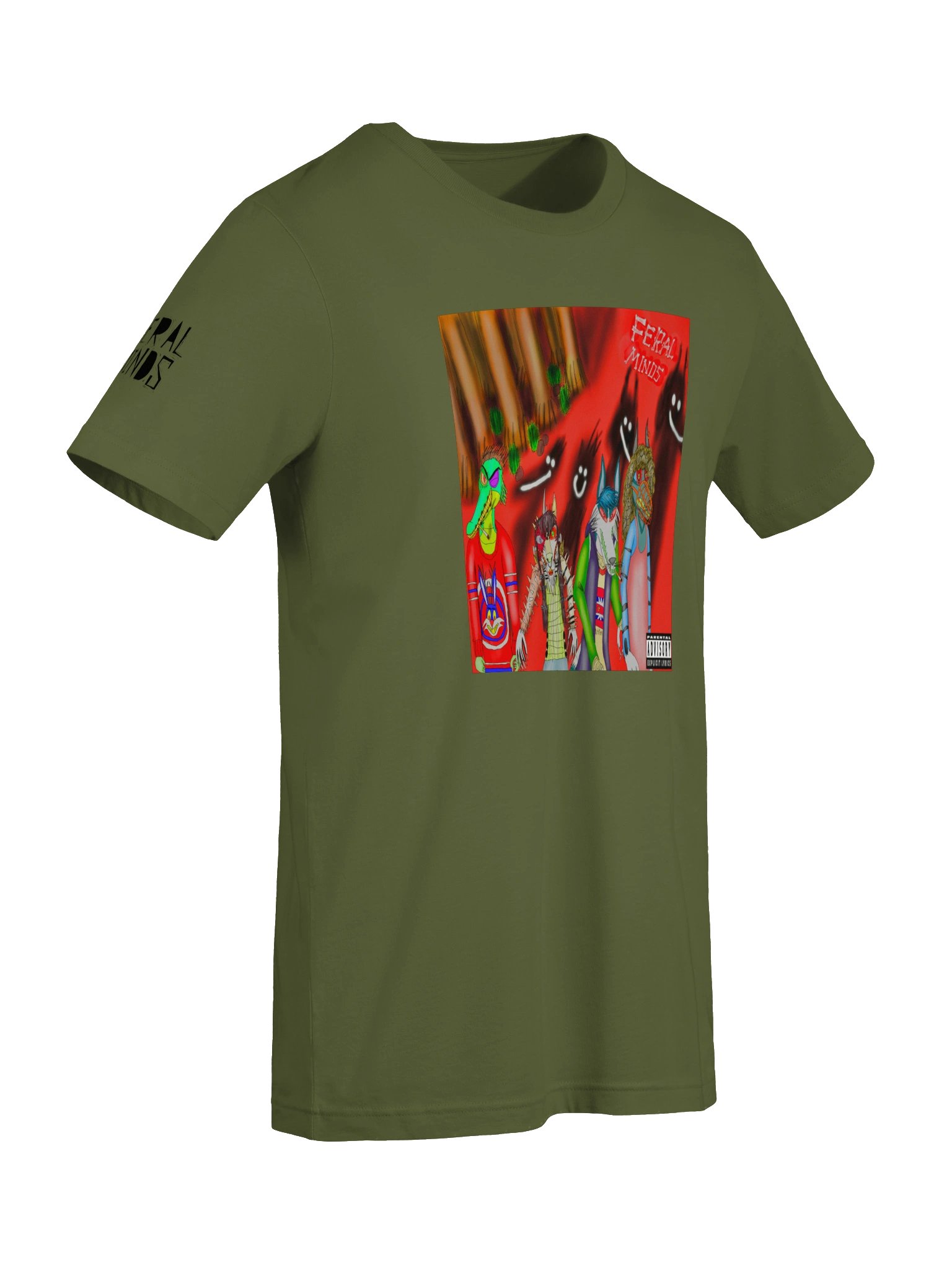 Feral Minds Virtual Band Album Cover Graphic Tee product image (7)