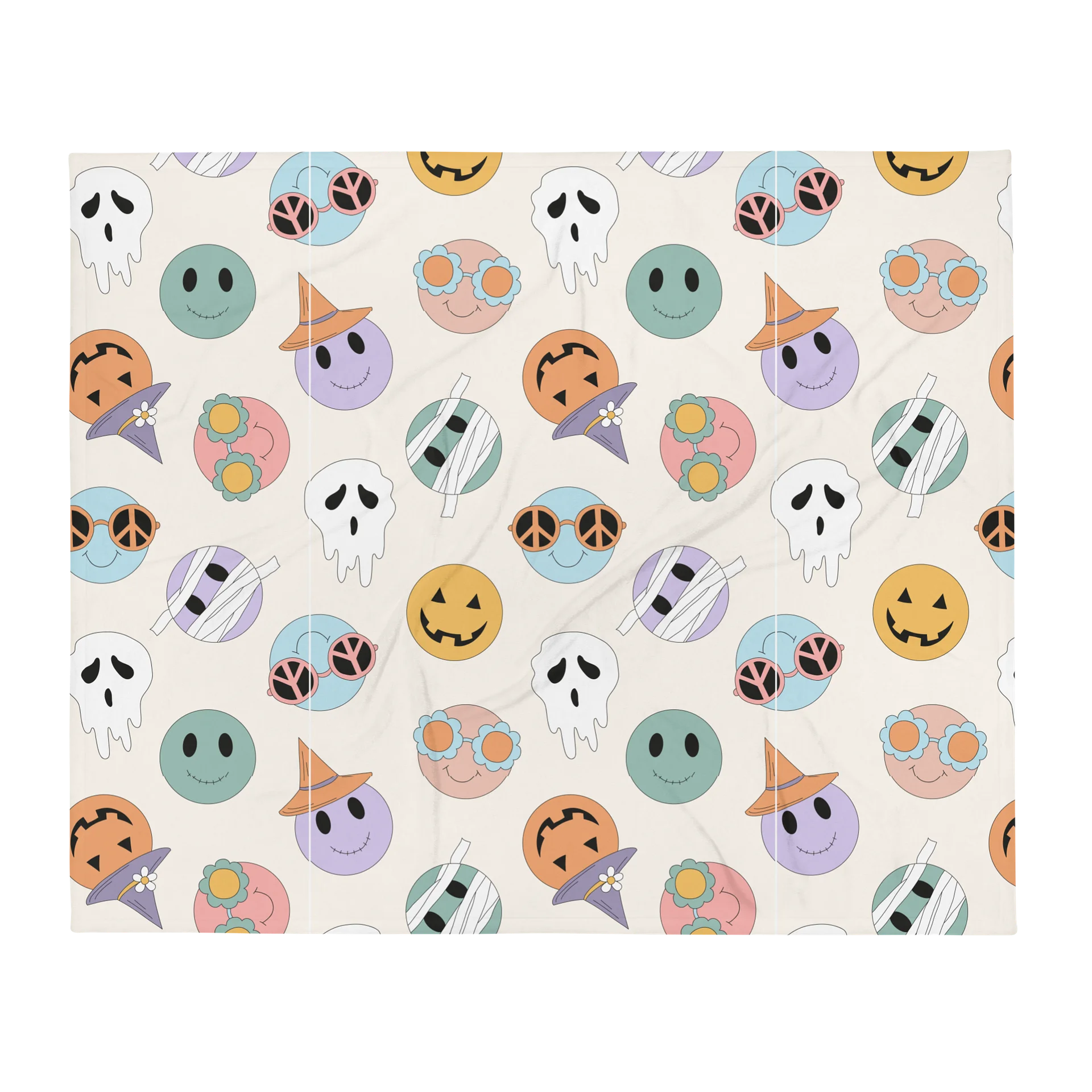 Halloween Smilies Blanket product image (1)