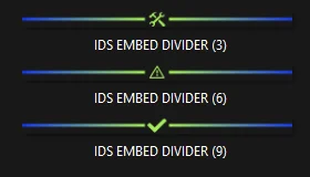 Blue Green Embed Divider Bars Pack product image (2)