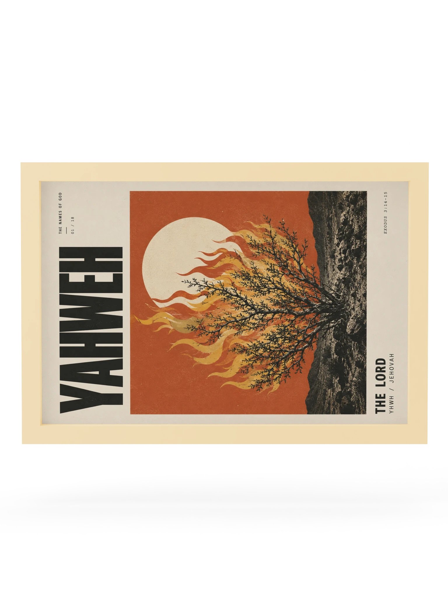 Yahweh | Names of God Framed Print product image (11)