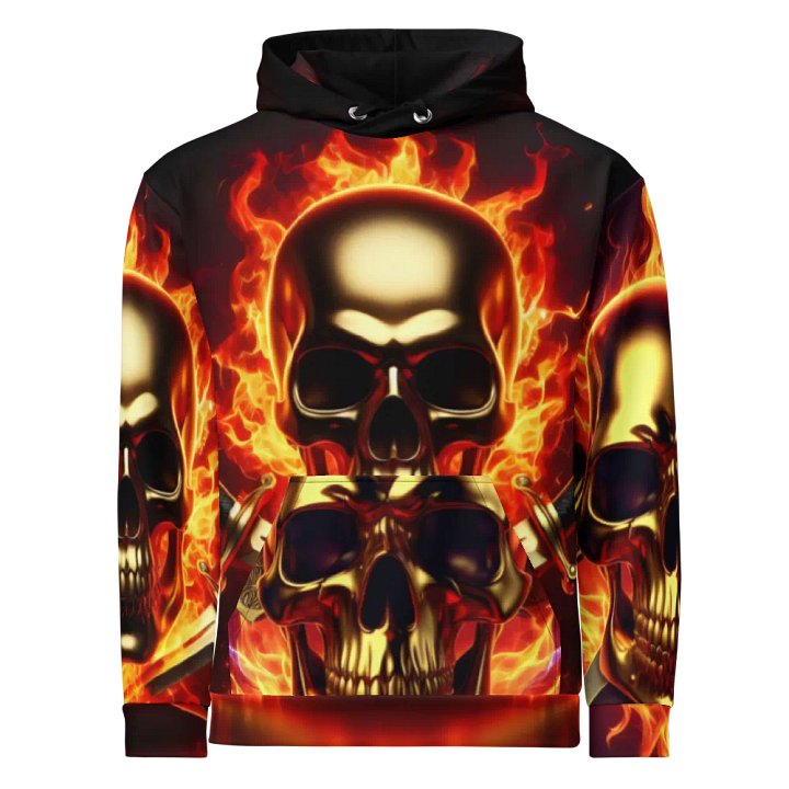 Inferno Guardian - Unisex Skull Hoodie #41 product image (1)