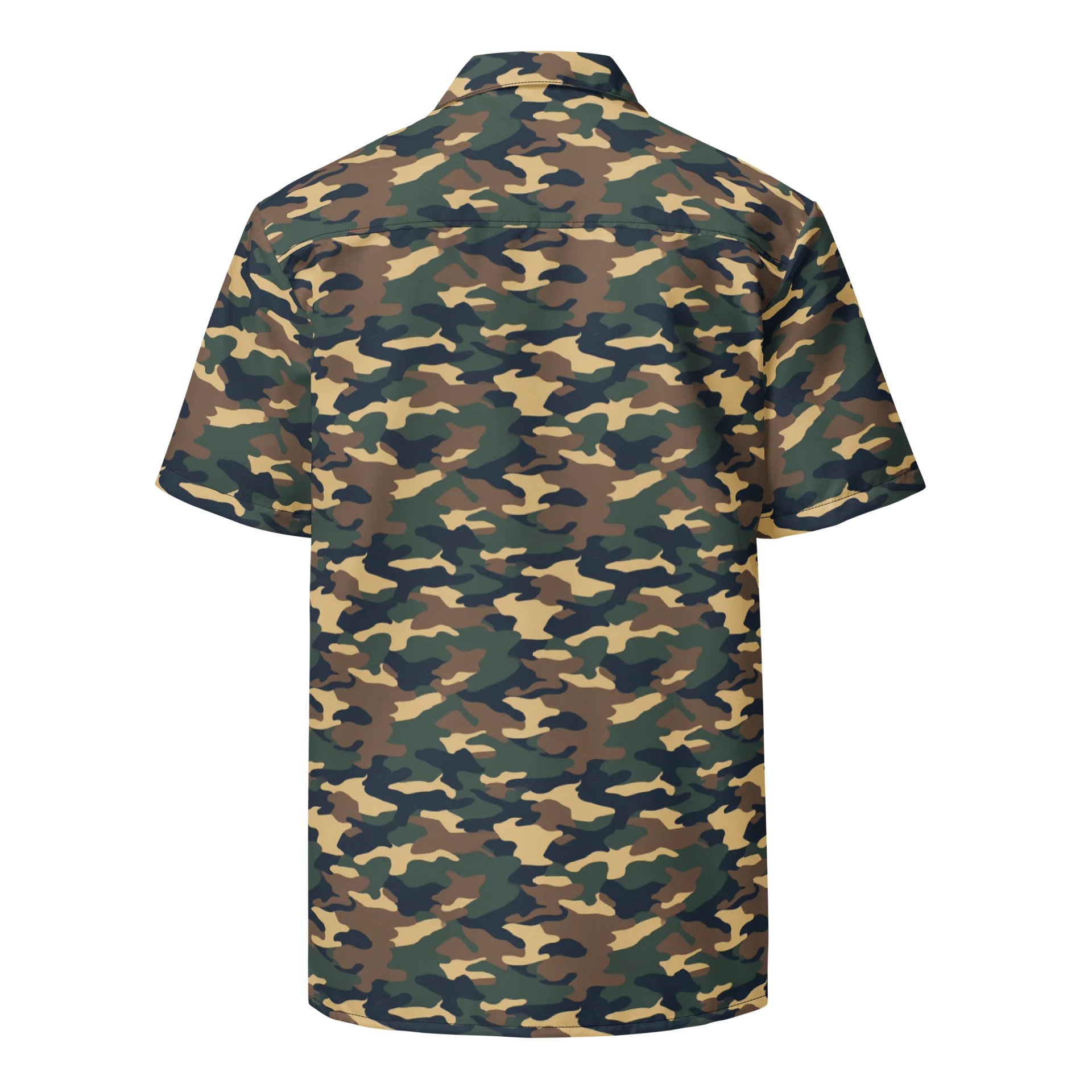 Camo Print Men’s Button-Up Shirt product image (2)