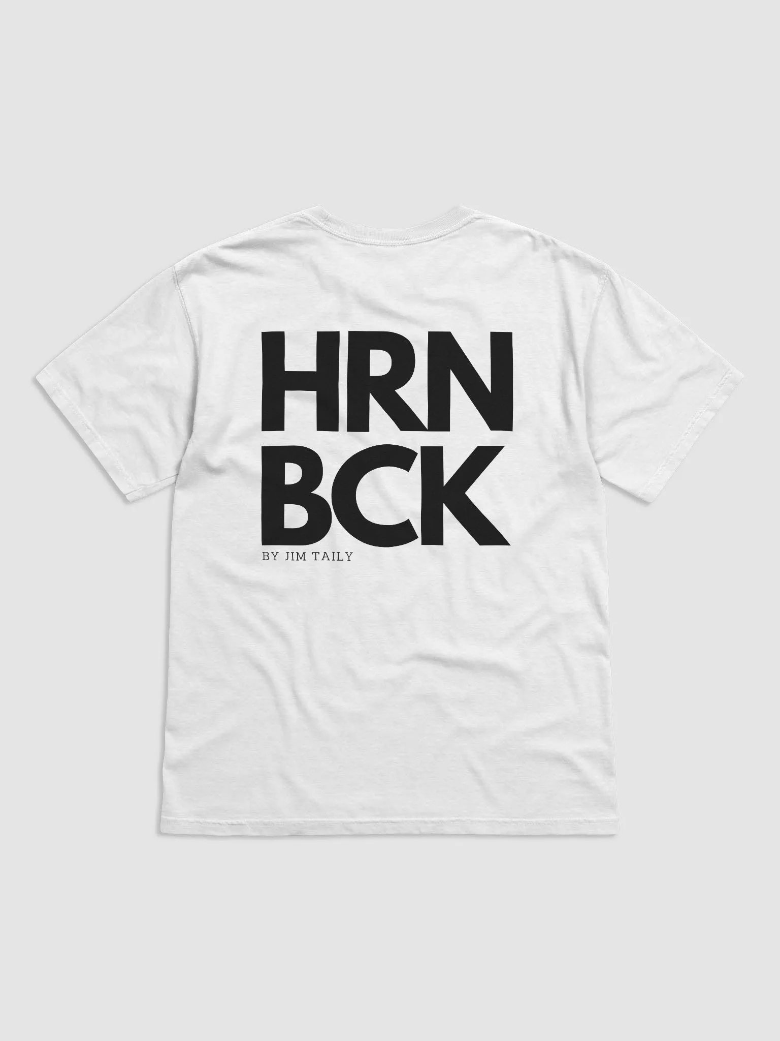 HRNBCK T-SHIRT – Original White Edition (print) product image (1)