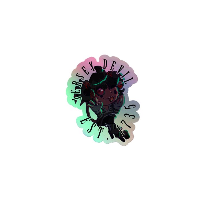 Jersey Devil Holographic Sticker product image (1)