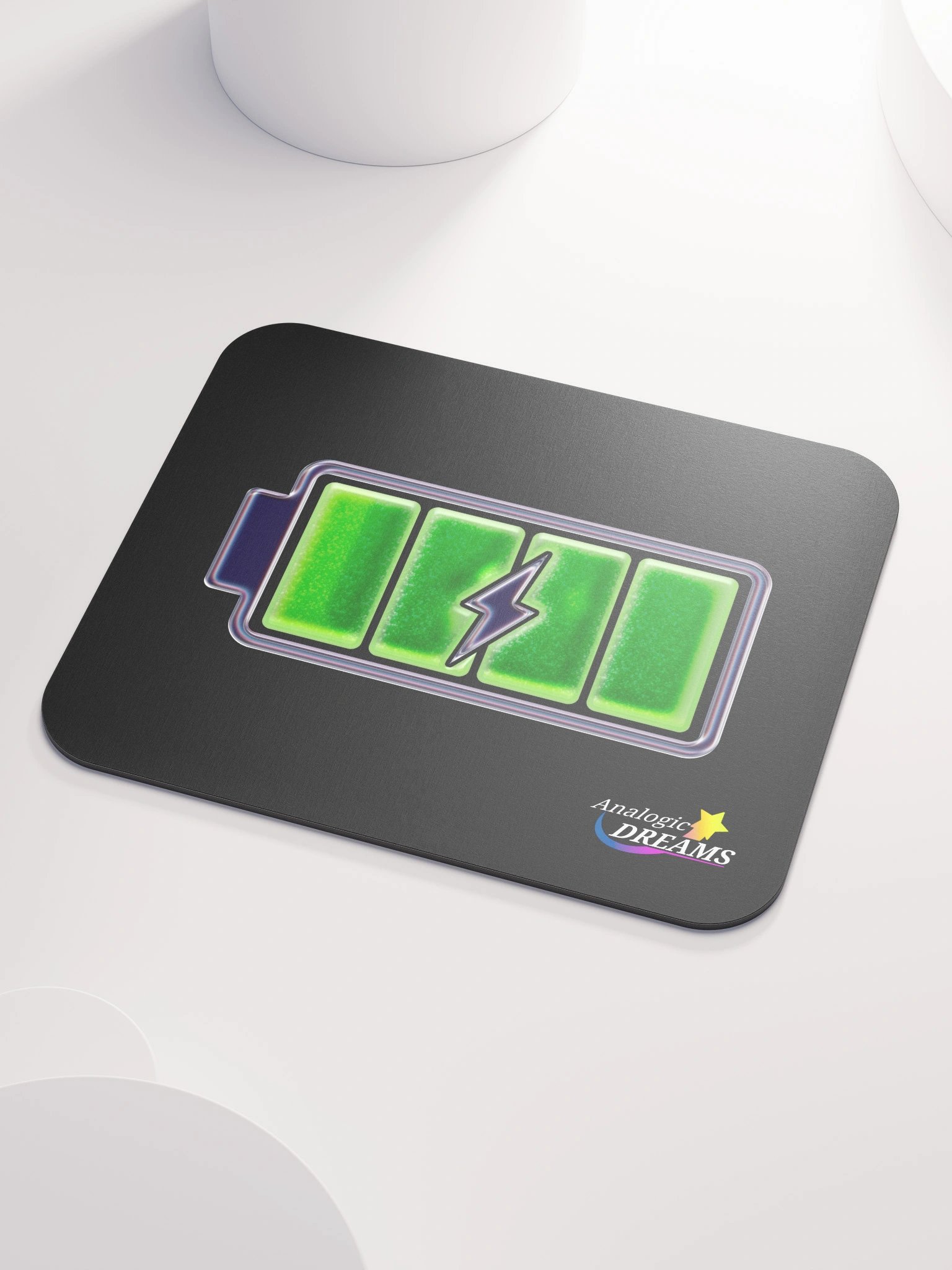 Battery Charge Green (Mouse Pad) product image (3)