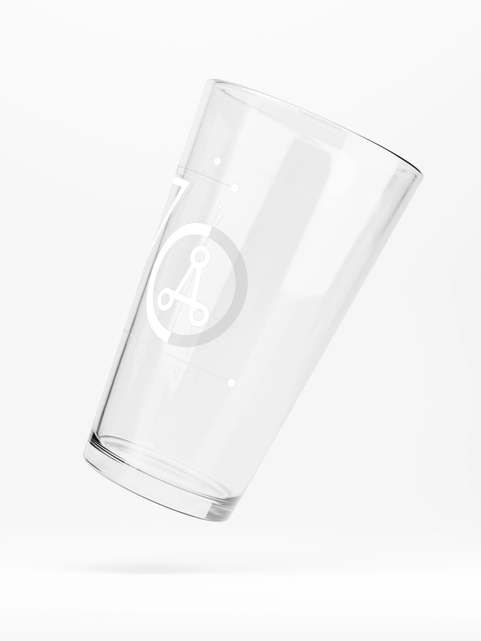 70th Anniversary Shaker Pint Glass product image (5)