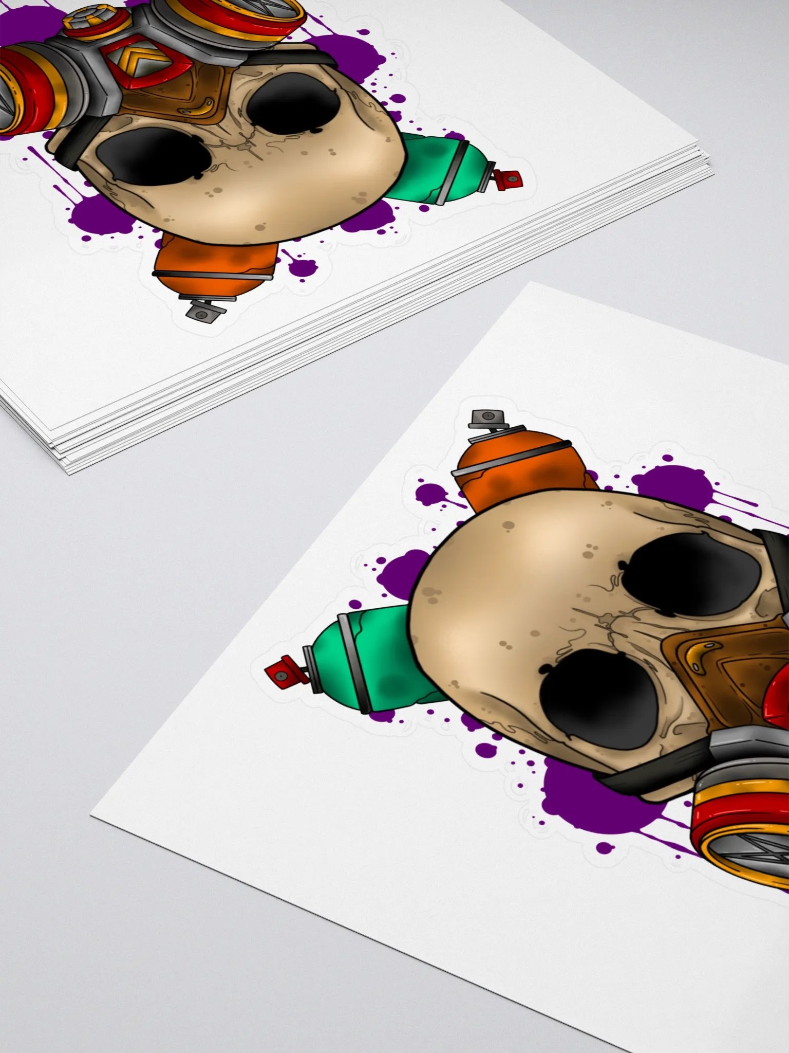 Graffiti Skull Sticker product image (4)