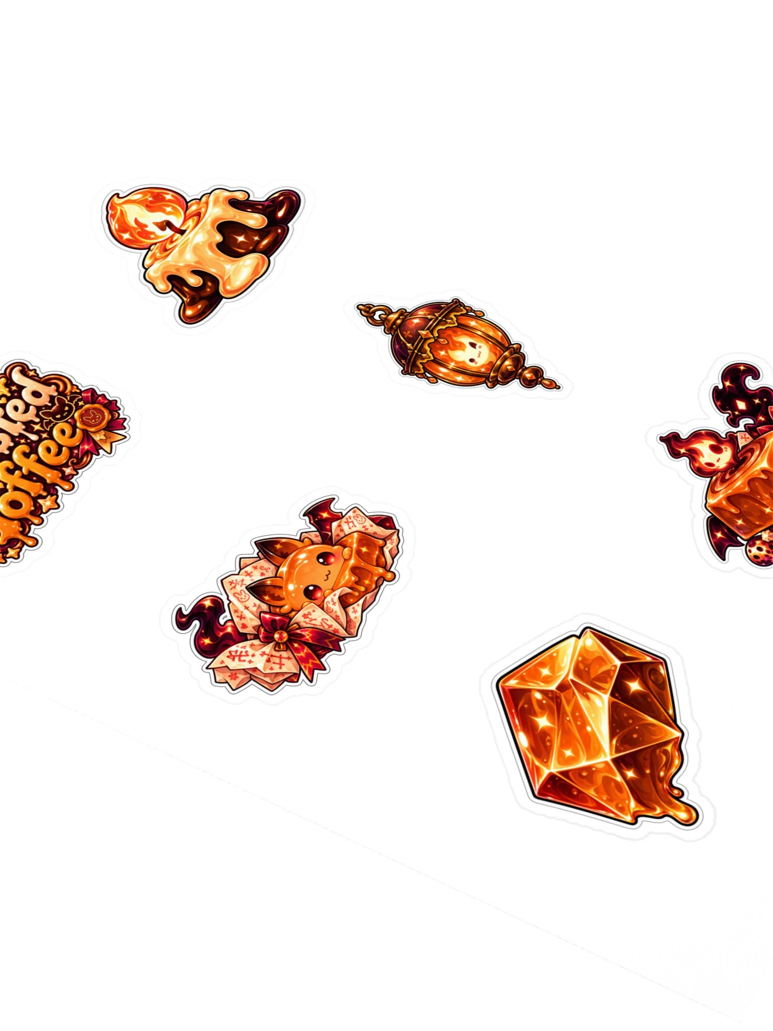 The AFK Cafe™ Twisted Toffee | 6-Piece Sticker Pack Vol. 3 product image (2)