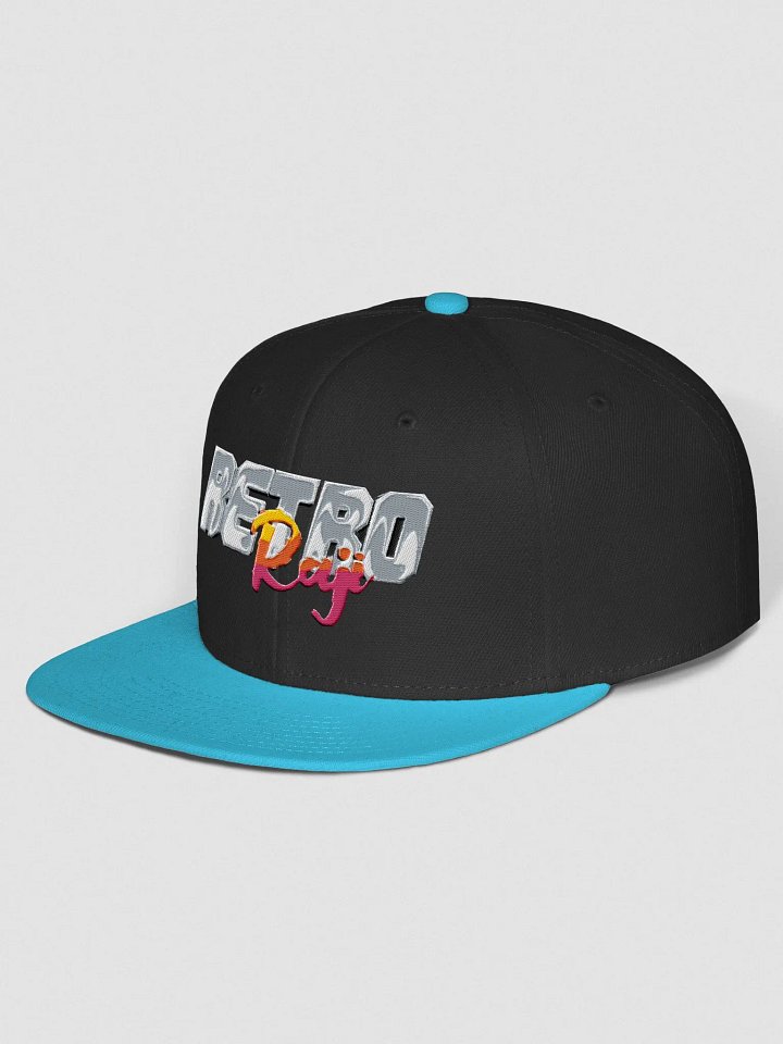 Retro Raji Snapback Cap (Teal/Black) product image (2)