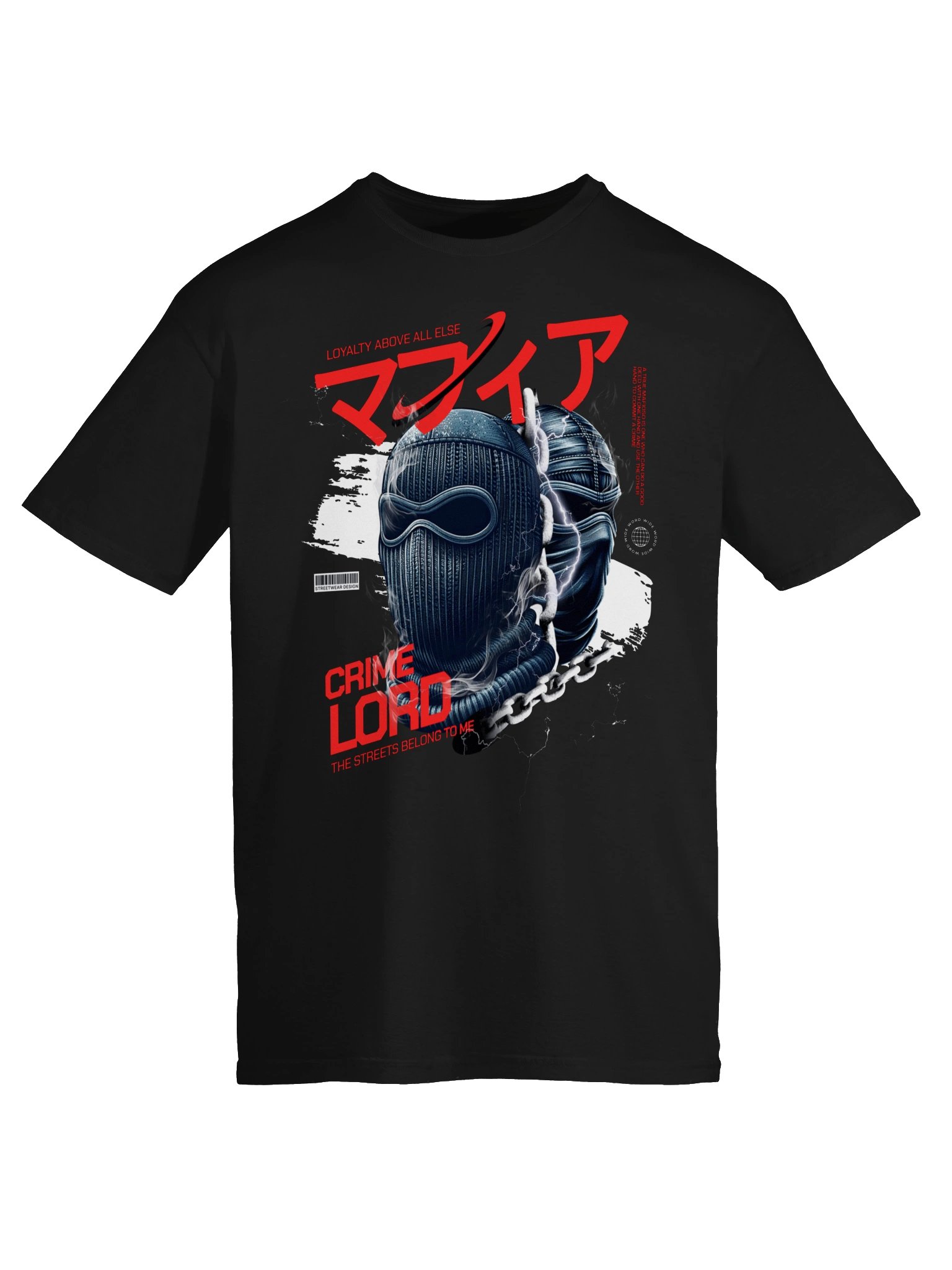 Crime Lord Balaclava Graphic Unisex Softstyle T-Shirt product image (4)