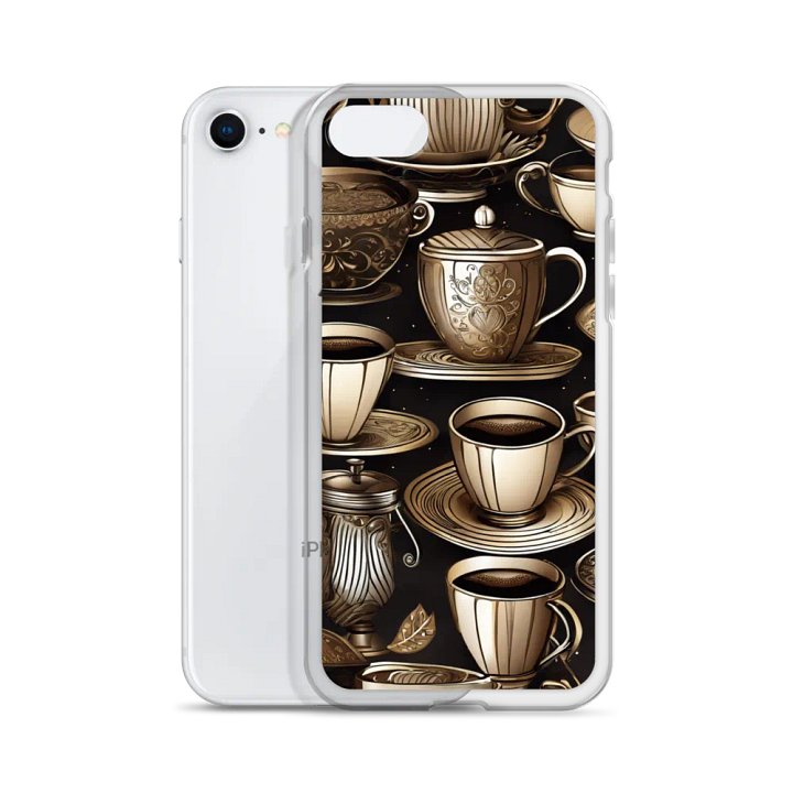 Vintage Elegance Tea and Coffee Cup Collection iPhone Case product image (51)