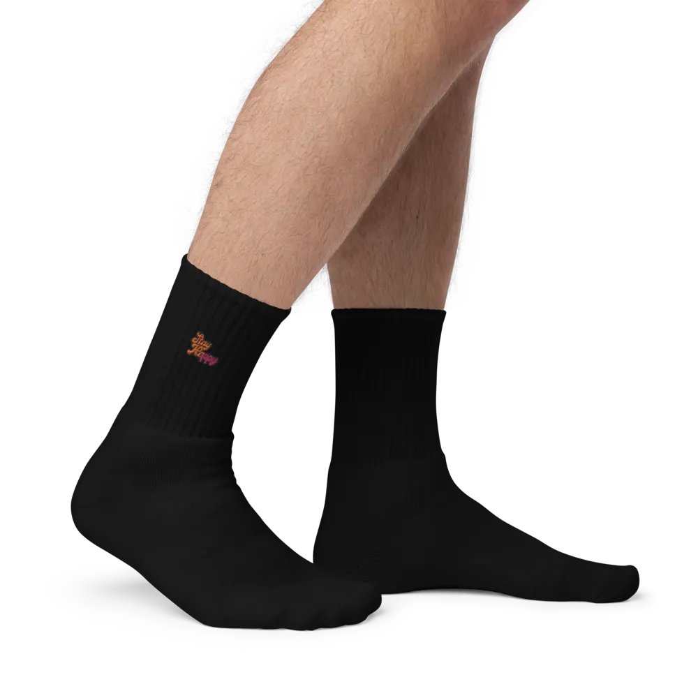 Stay Happy Crew Socks product image (4)