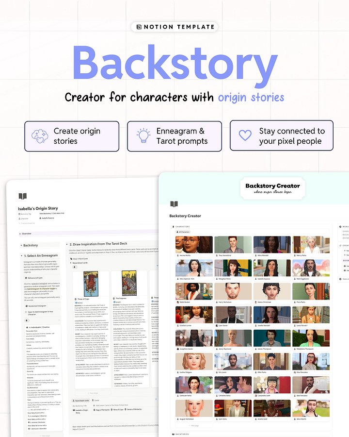 Backstory Creator for Notion product image (1)
