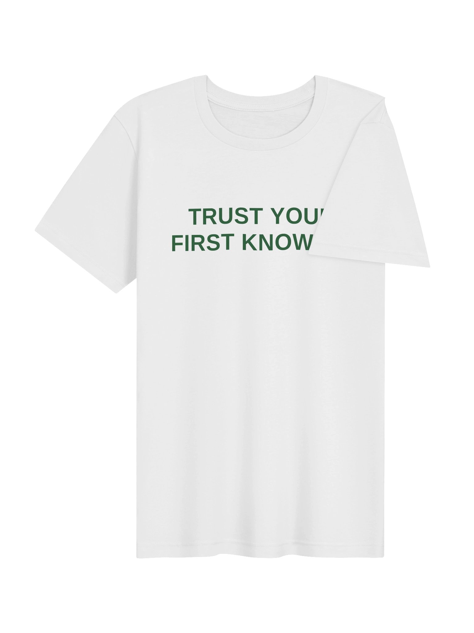Trust Your First Knowing Tee - White product image (4)