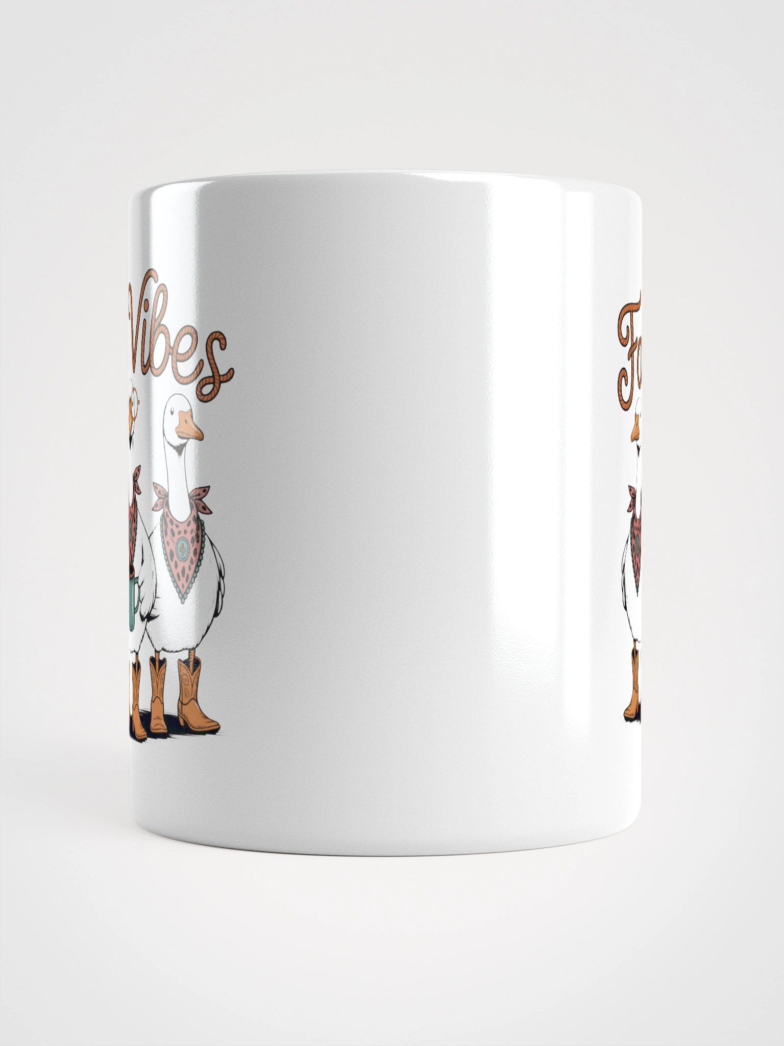 Silly Goose Fall Vibes White Glossy Mug product image (6)