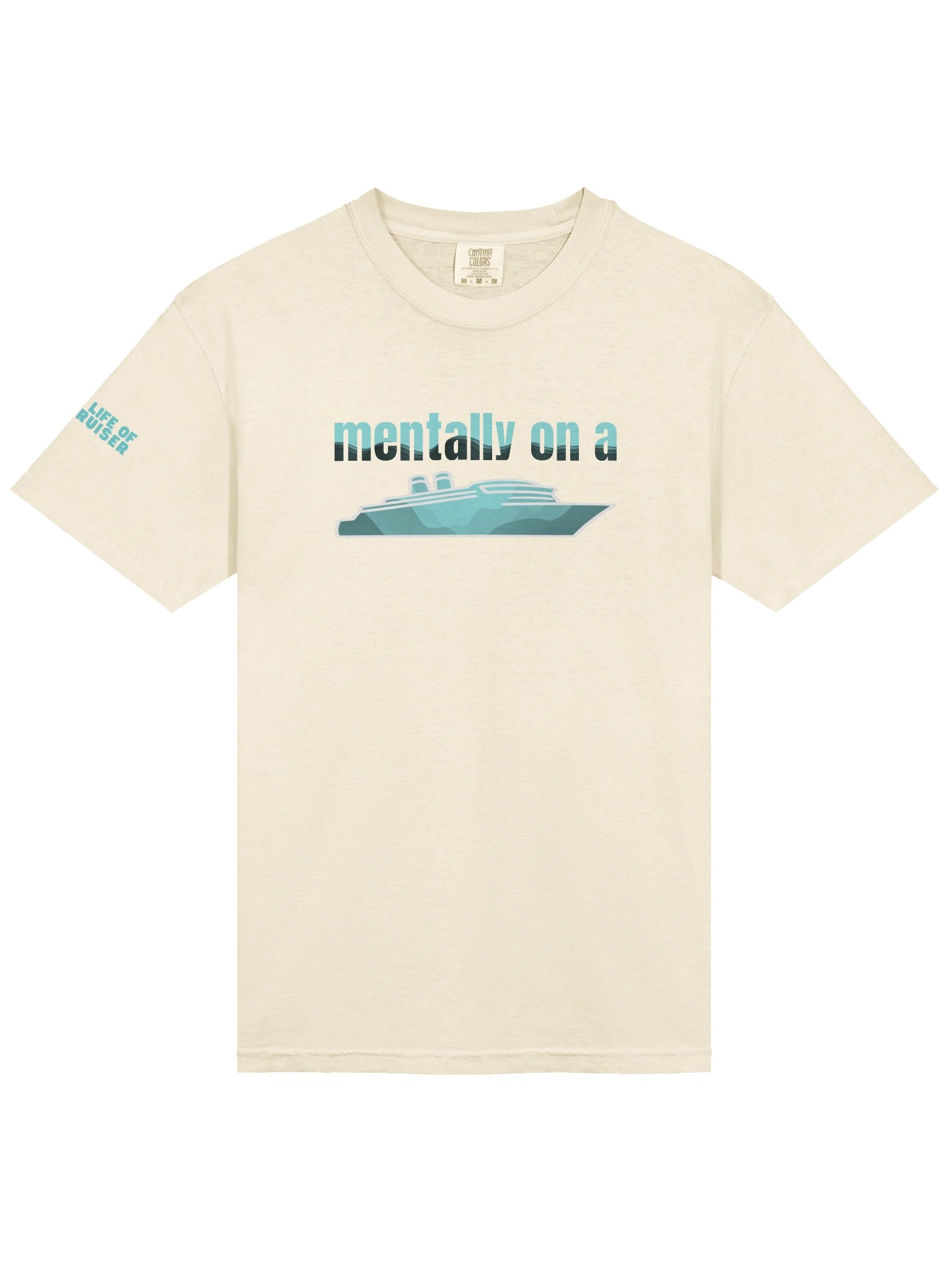 Mentally on a Cruise Unisex T-Shirt product image (53)