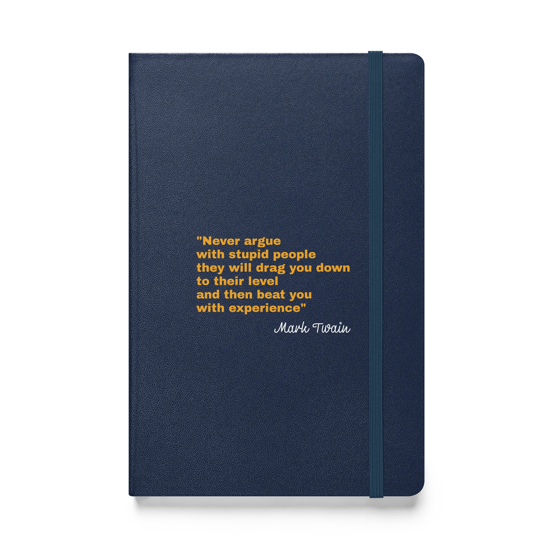 Hardcover Notebook - Twain Navy Blue product image (1)