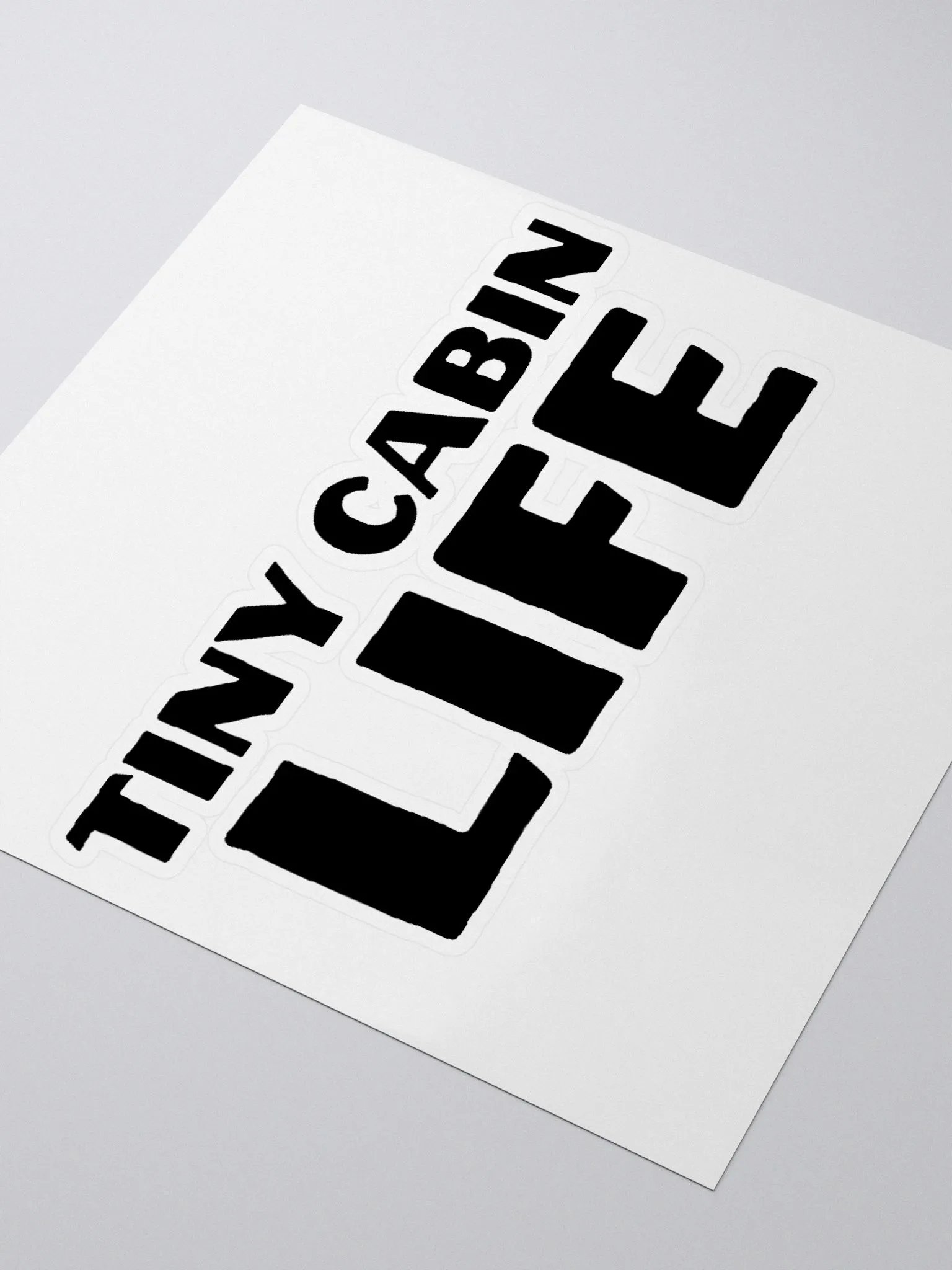 Tiny Cabin Life Sticker product image (3)