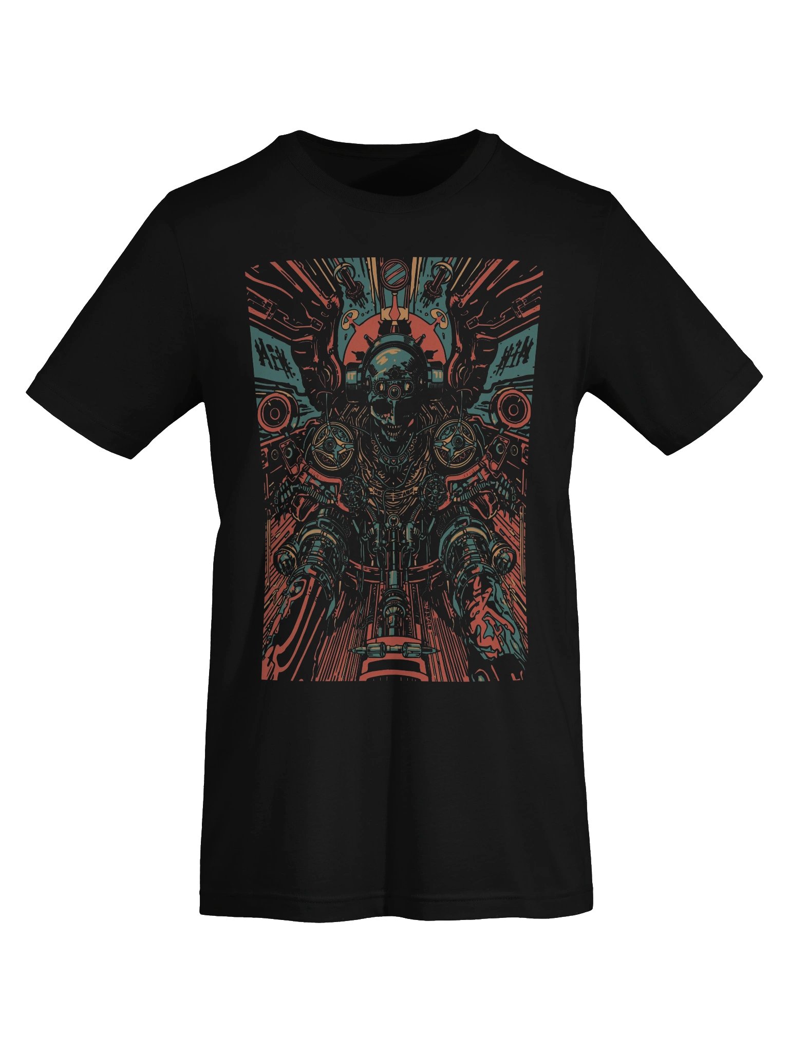Cyber Mech Sentinel Lightweight T-Shirt product image (4)