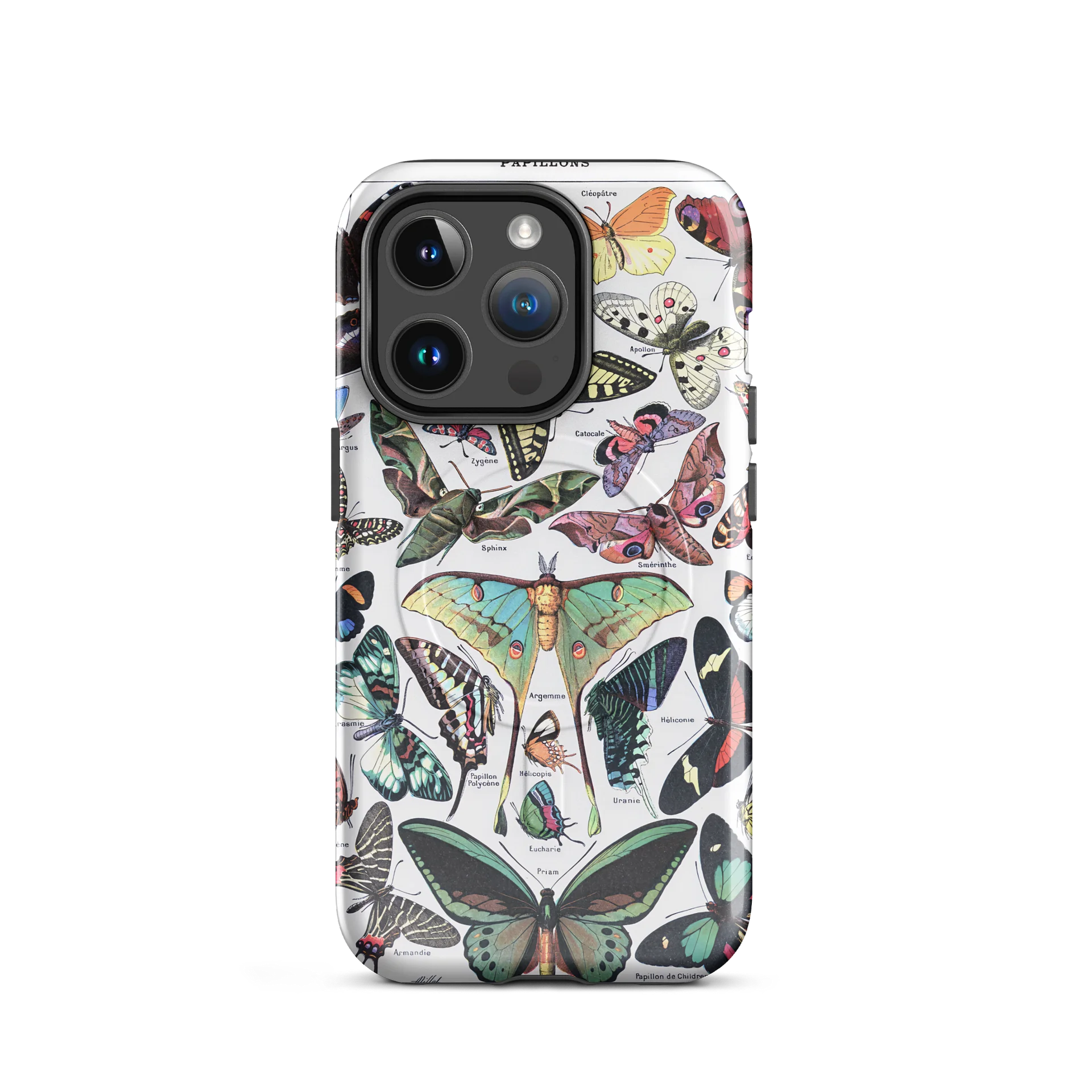 Butterflies iPhone® Magsafe® Case - Papillons by Adolphe Millot product image (8)