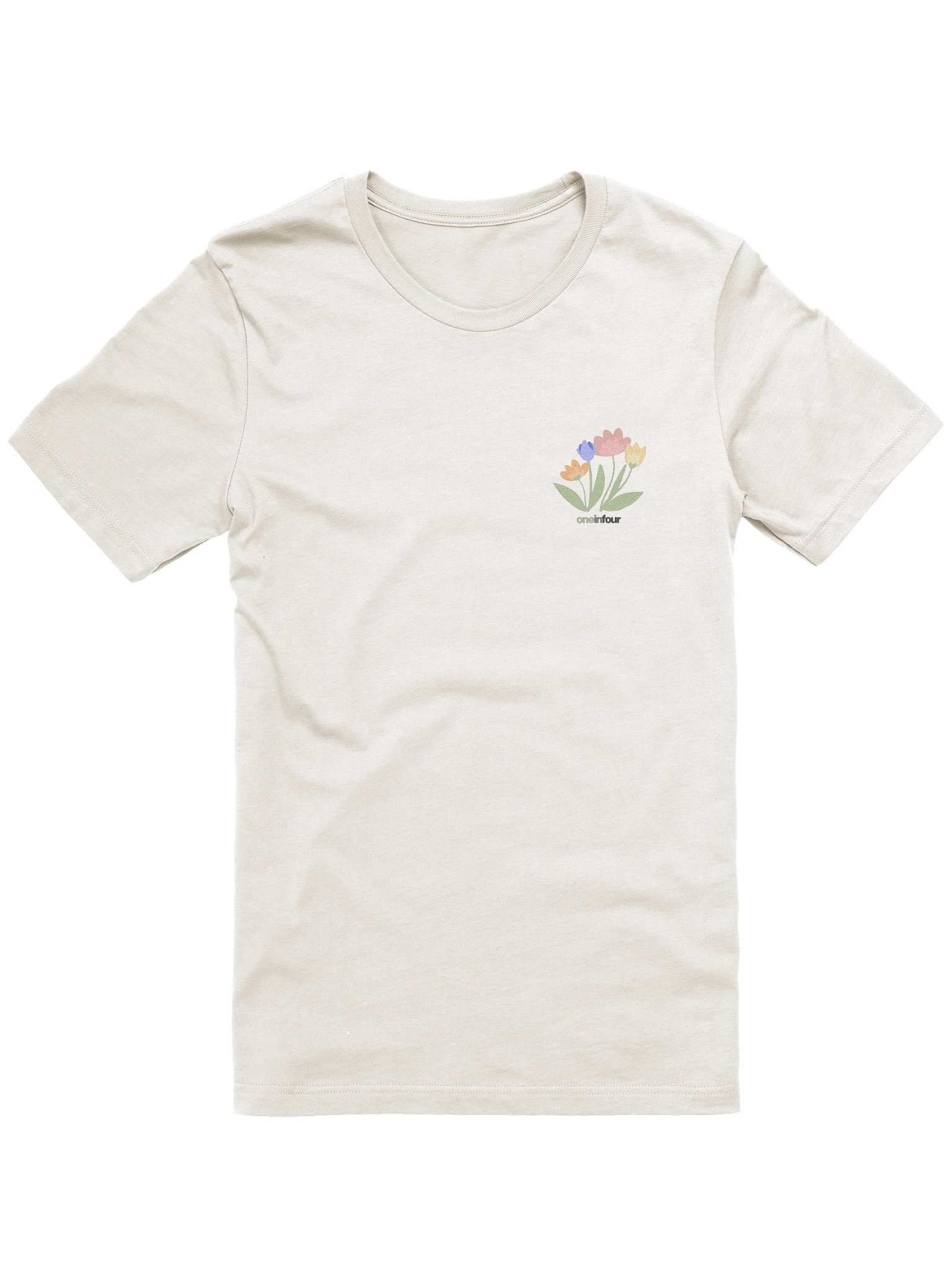 '1 in 4' Floral 2026 Memorial Shirt (soft, light) product image (1)