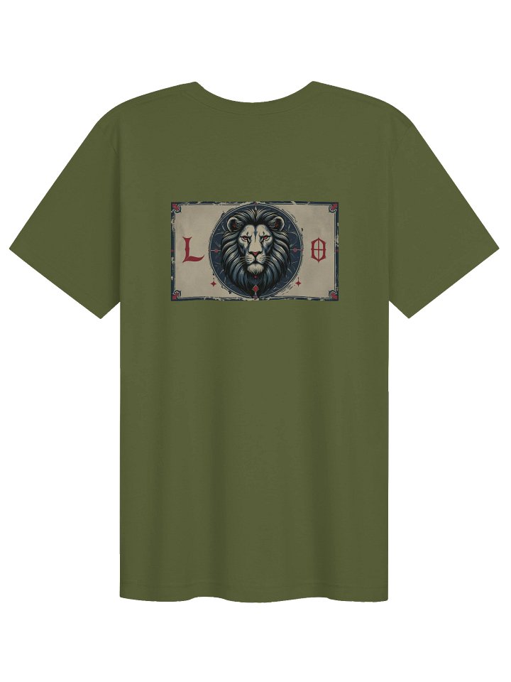Gemini - Gothic Zodiac T-Shirt. Blue graphic on the back product image (2)