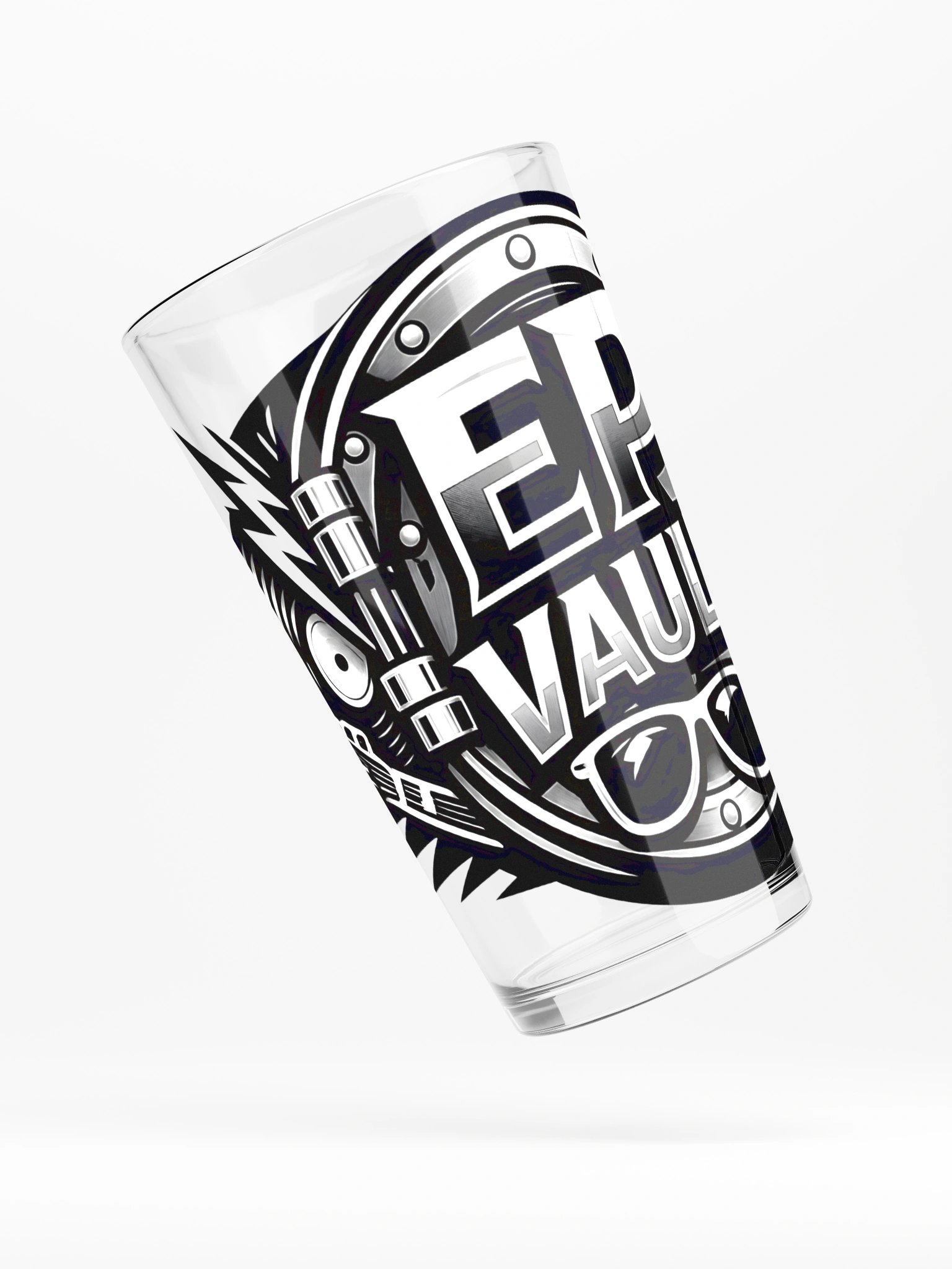 EP Vault Audio Emblem Shaker Pint Glass product image (4)