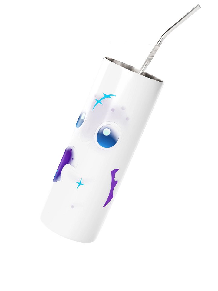 Void Winged Heart — White Stainless Steel Tumbler product image (2)