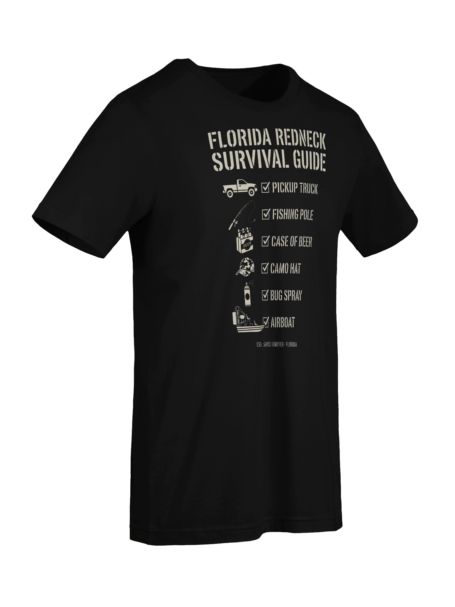Florida Redneck Survival Guide Checklist Tee product image (64)
