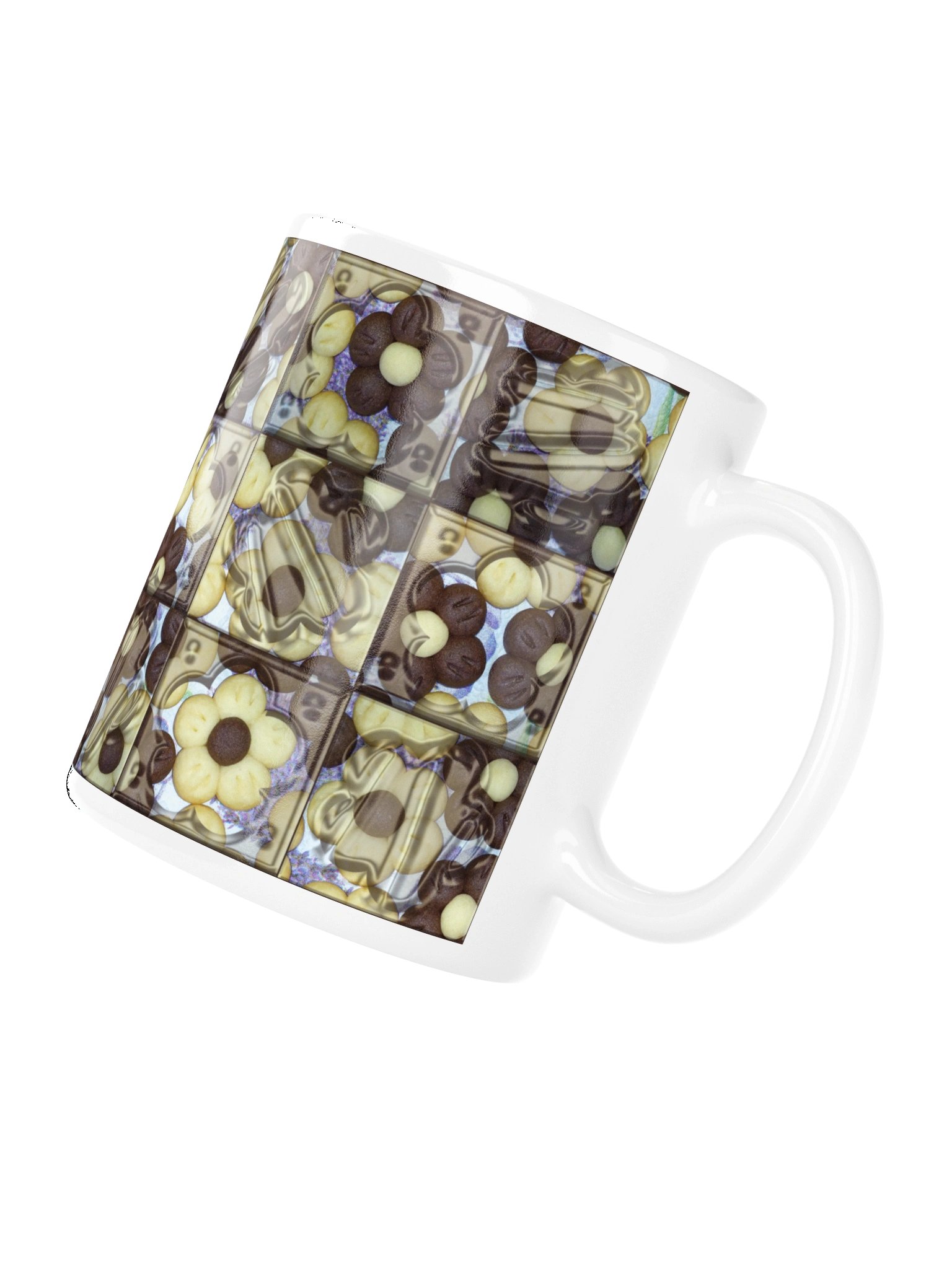 Mug Covered in Real Flower-Shaped Cookies product image (4)