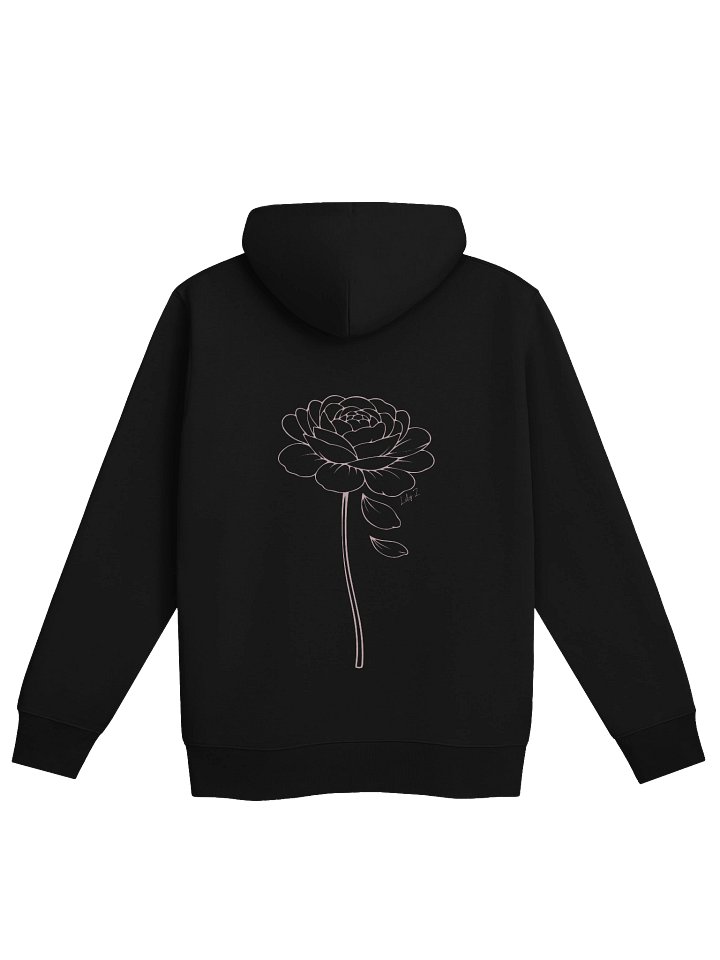 Rose "love hard" Hoodie (Dark Colours) product image (1)