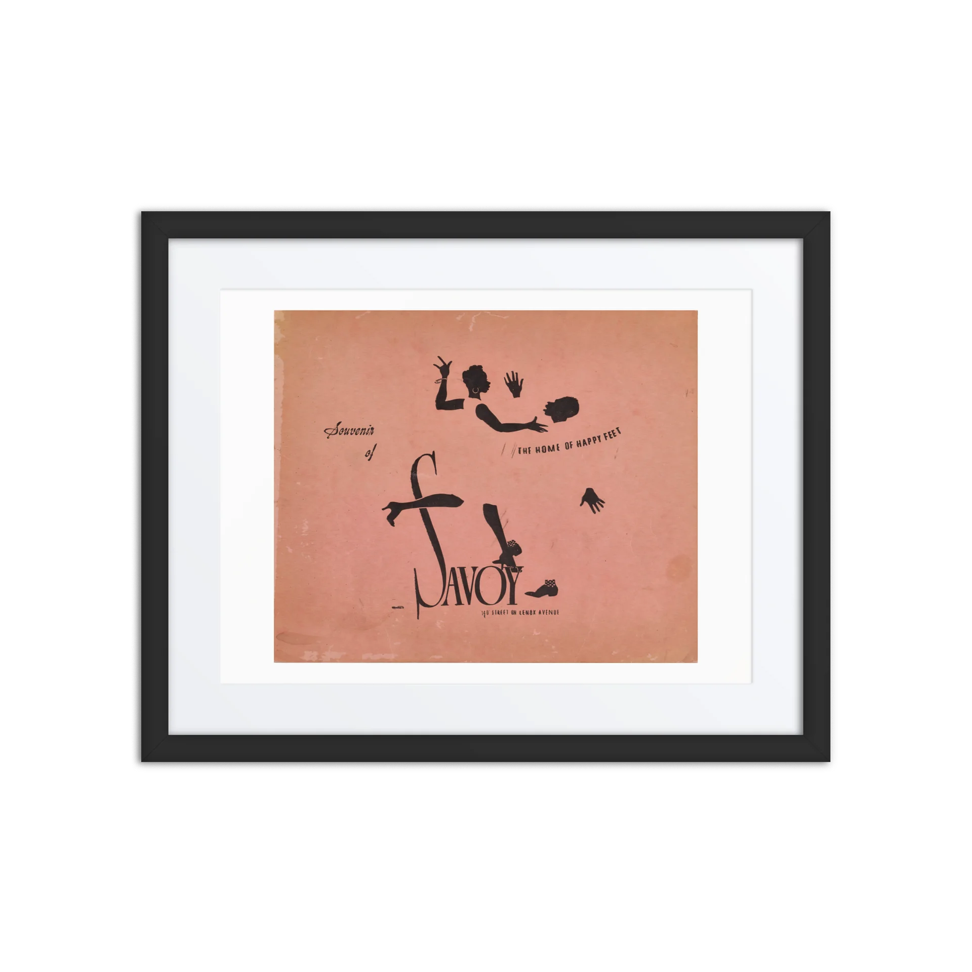 Savoy Souvenir Booklet Framed Print product image (1)