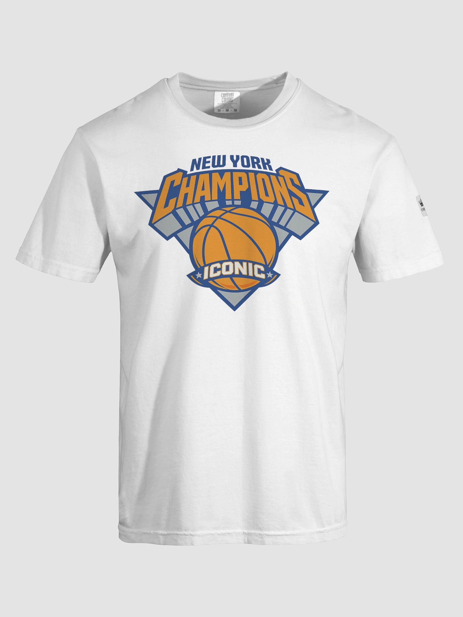 New York Champions ICONIC Basketball Tee | NYC Victory Celebration Shirt product image (5)