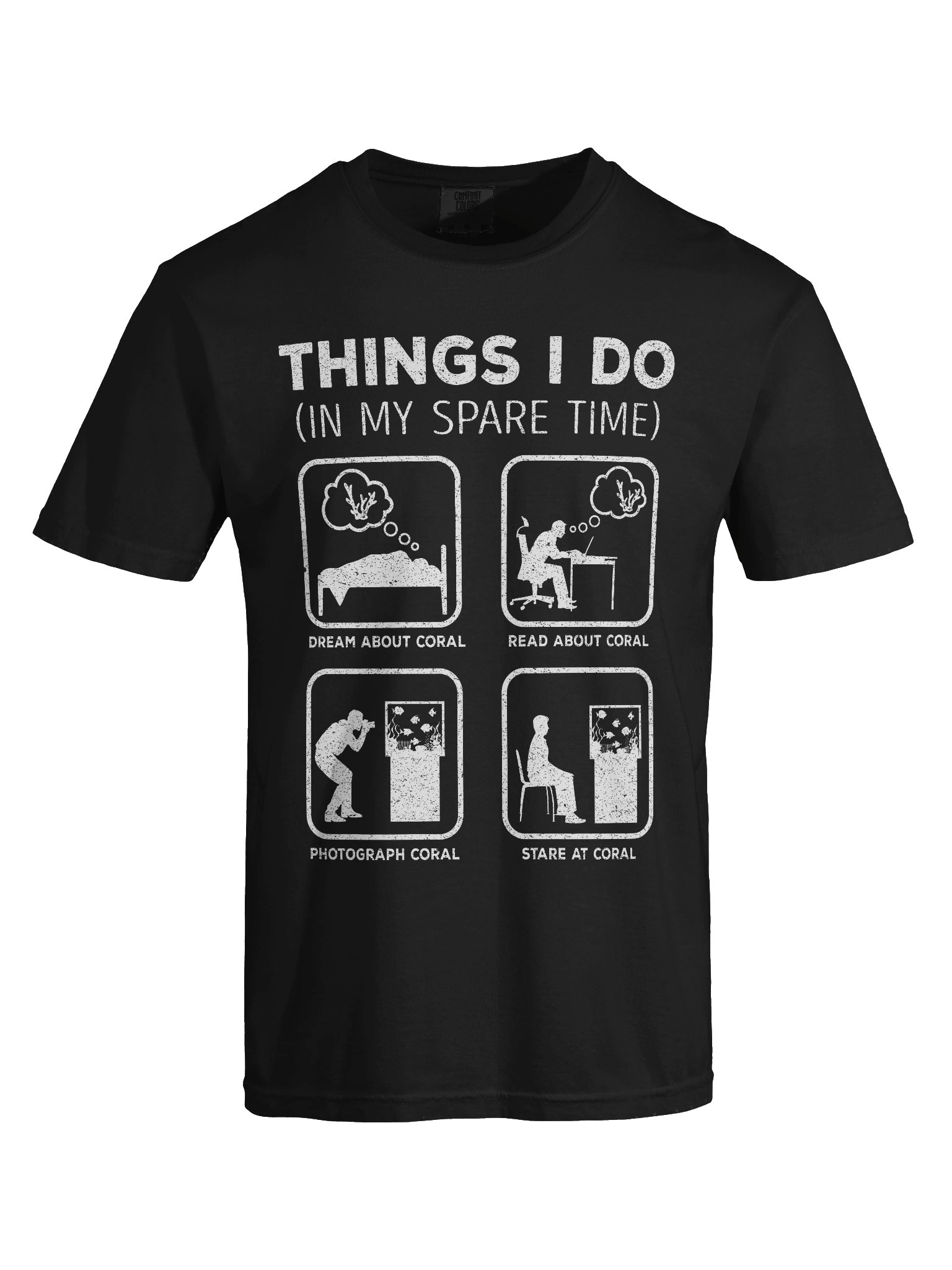 Things I Do in My Spare Time Coral Shirt – Funny Reef Aquarium Hobby Tee product image (9)