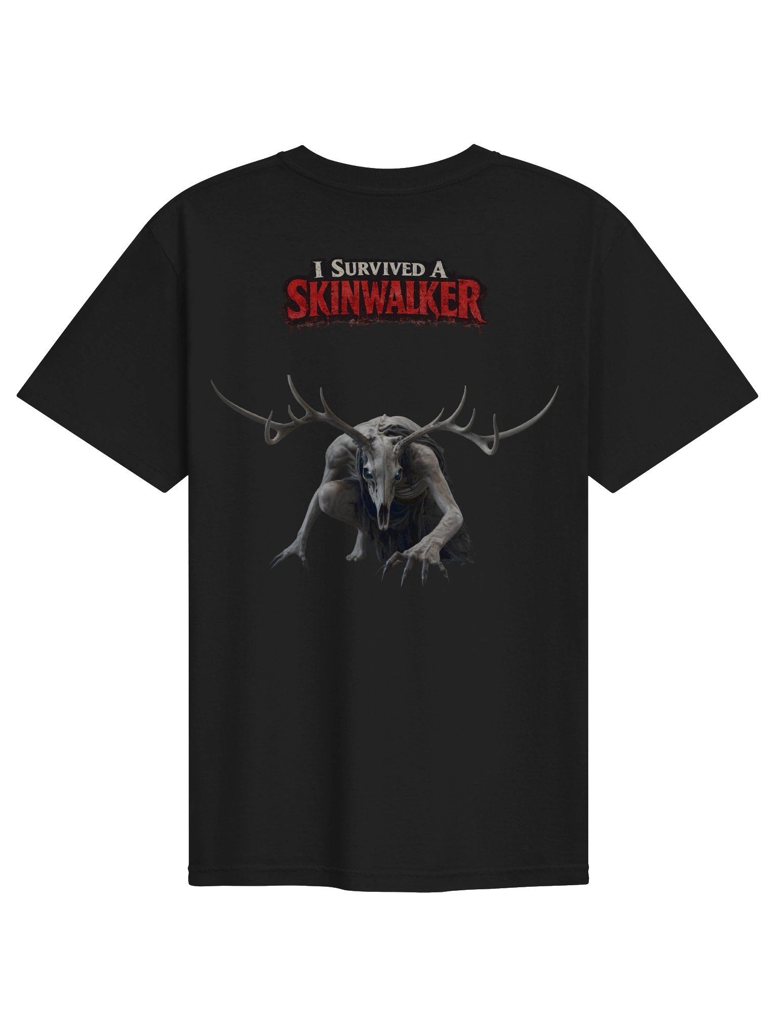 Skinwalker Survivor Tee | Dark Horror Narrations product image (2)
