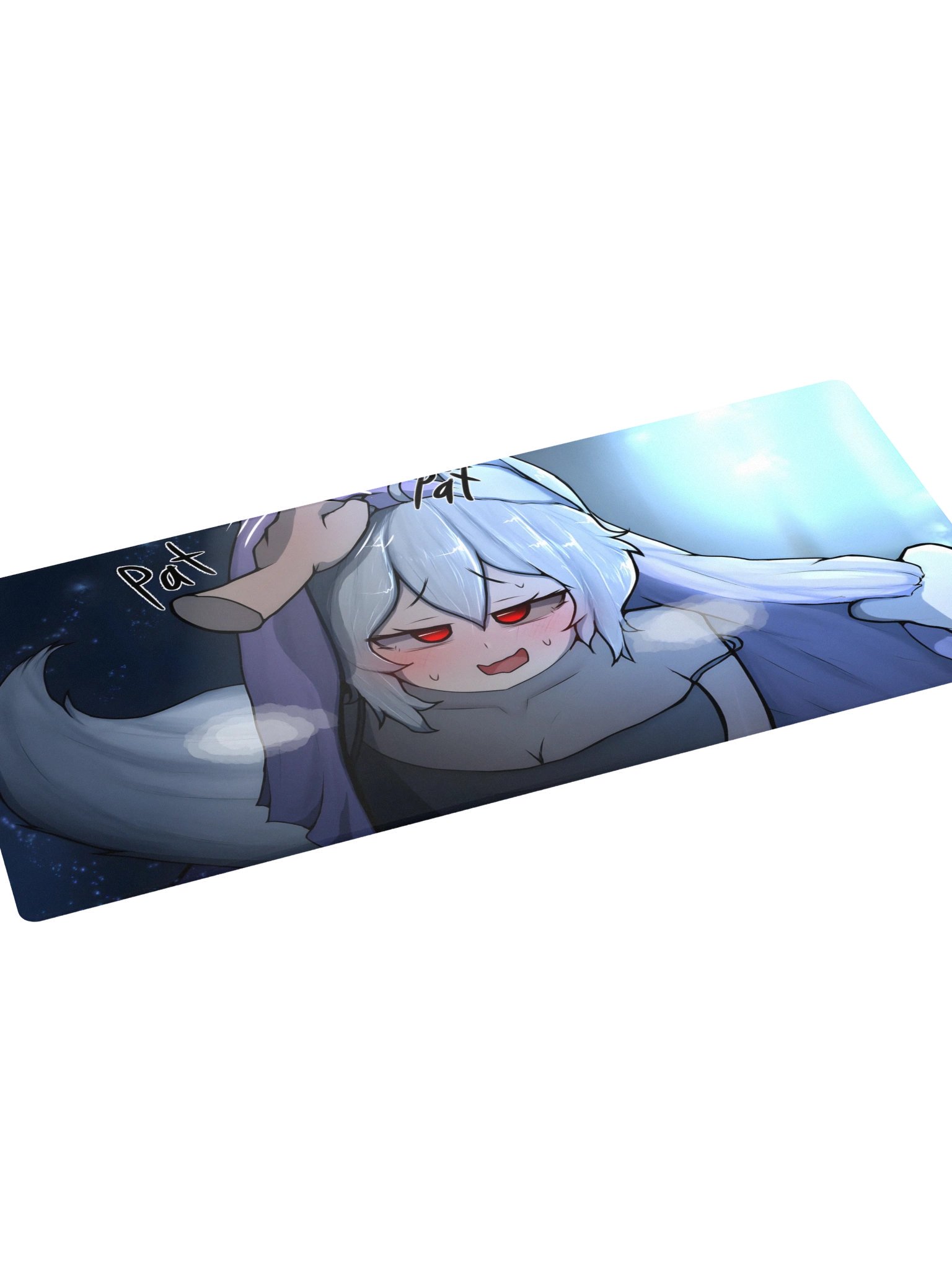 Tsundere Wolf Girl Gaming Mouse Pad product image (3)