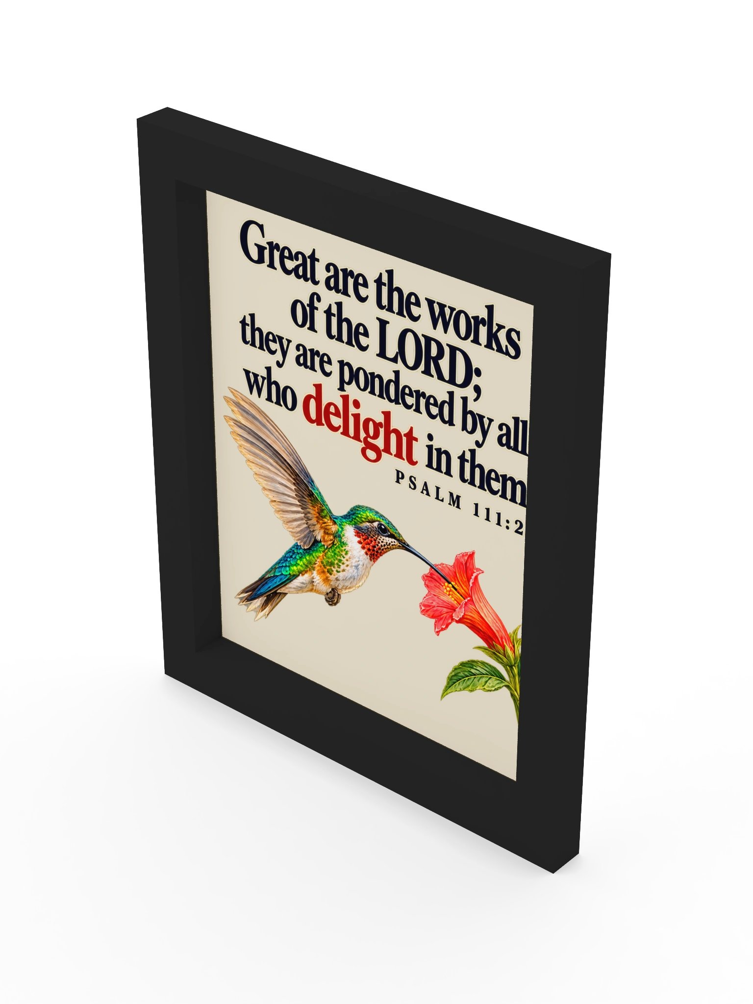 Great Are His Works Framed Wall Art product image (14)