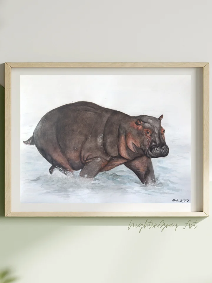 The Hippo - Fine Art Print product image (1)