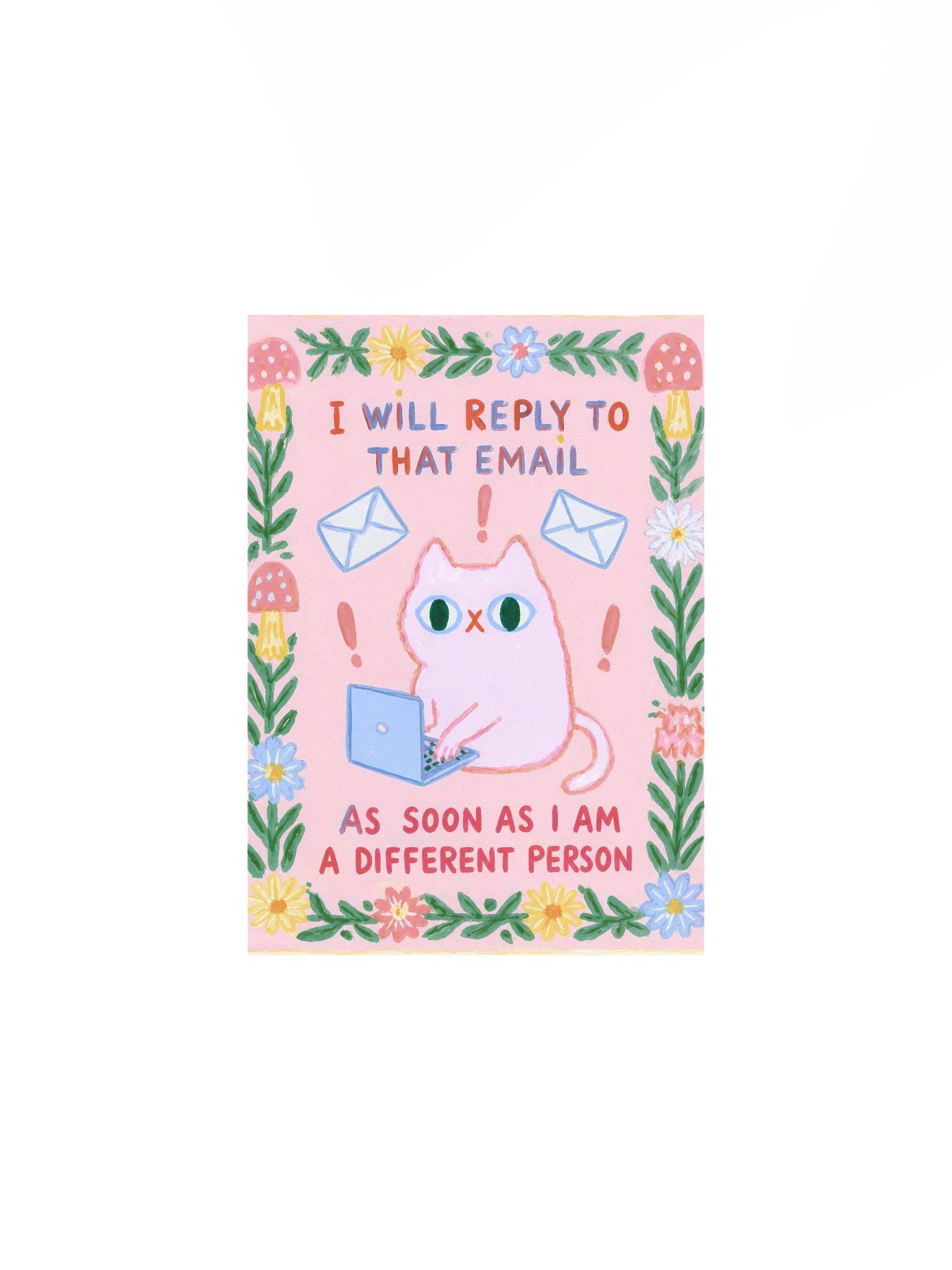 I’ll Reply Soon Cat Meme Poster product image (3)