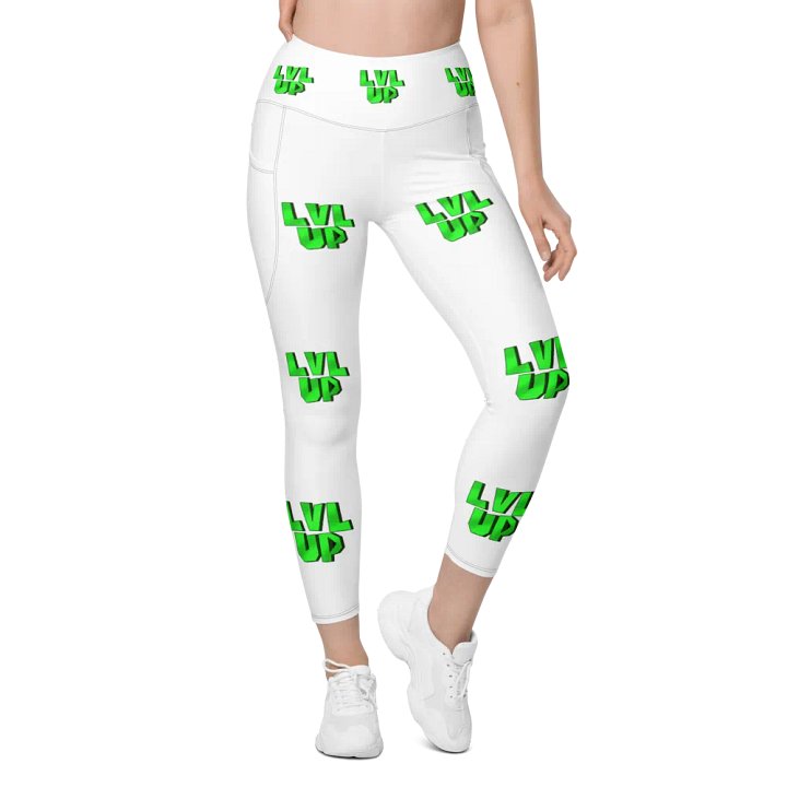 LVL UP White Yoga Pants product image (1)