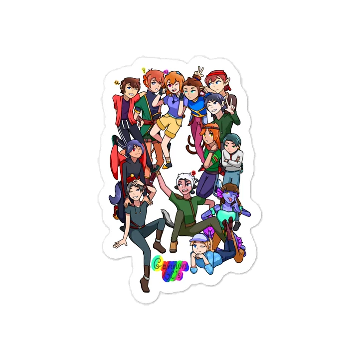 Vibrant Vinyl Crew: Kiss-Cut Decal Set product image (1)
